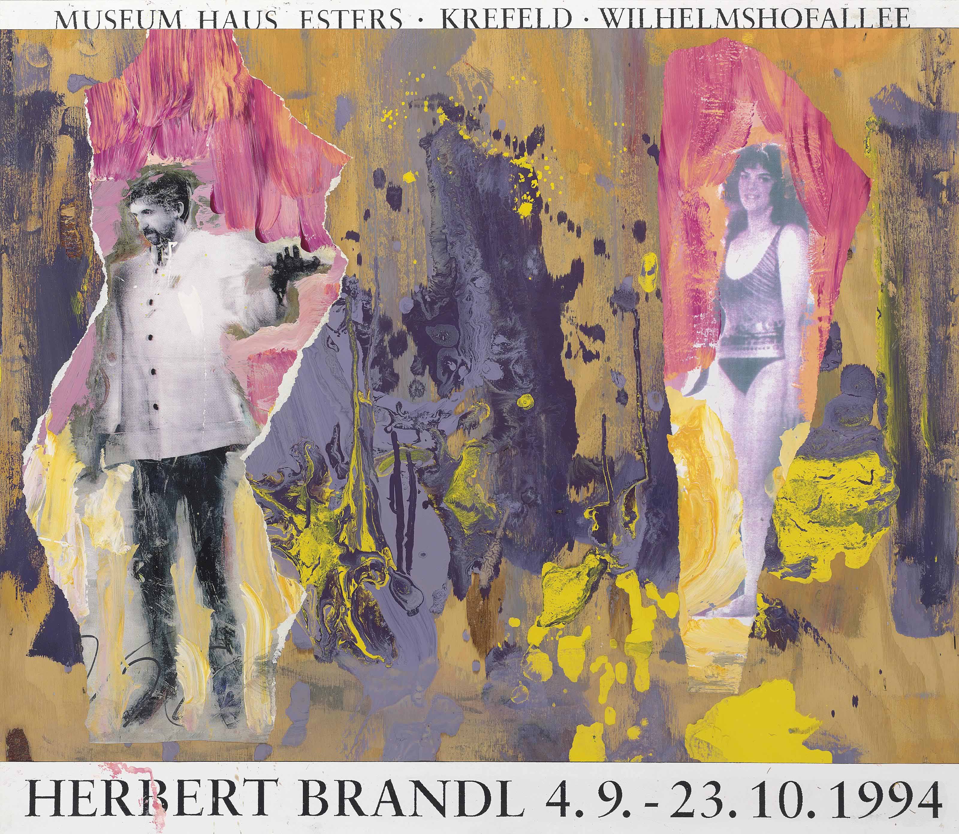 Franz West — Дизайн плаката (Герберт Брандл, Крефельд)