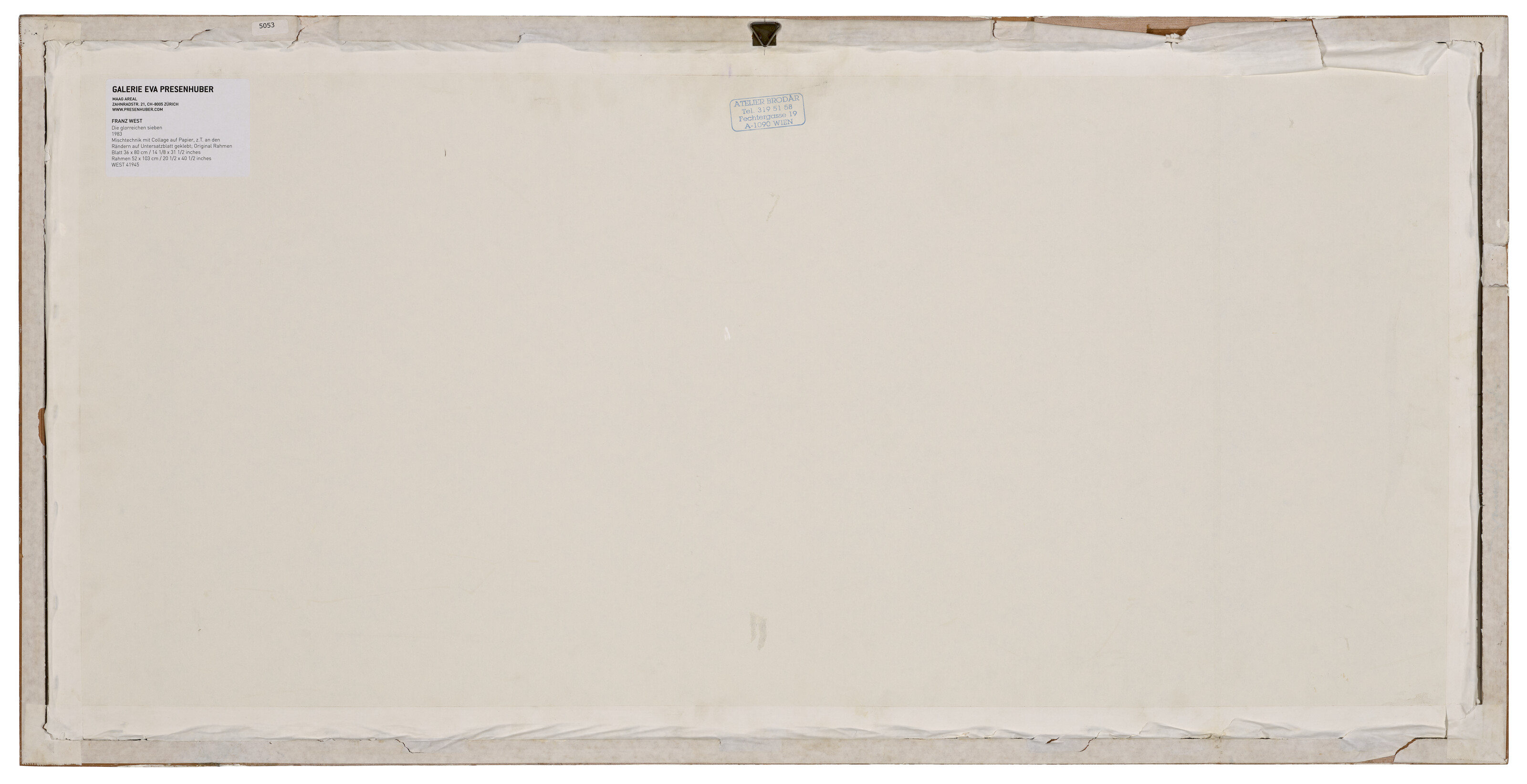 Franz West — Прославленный зибен, изображение 3