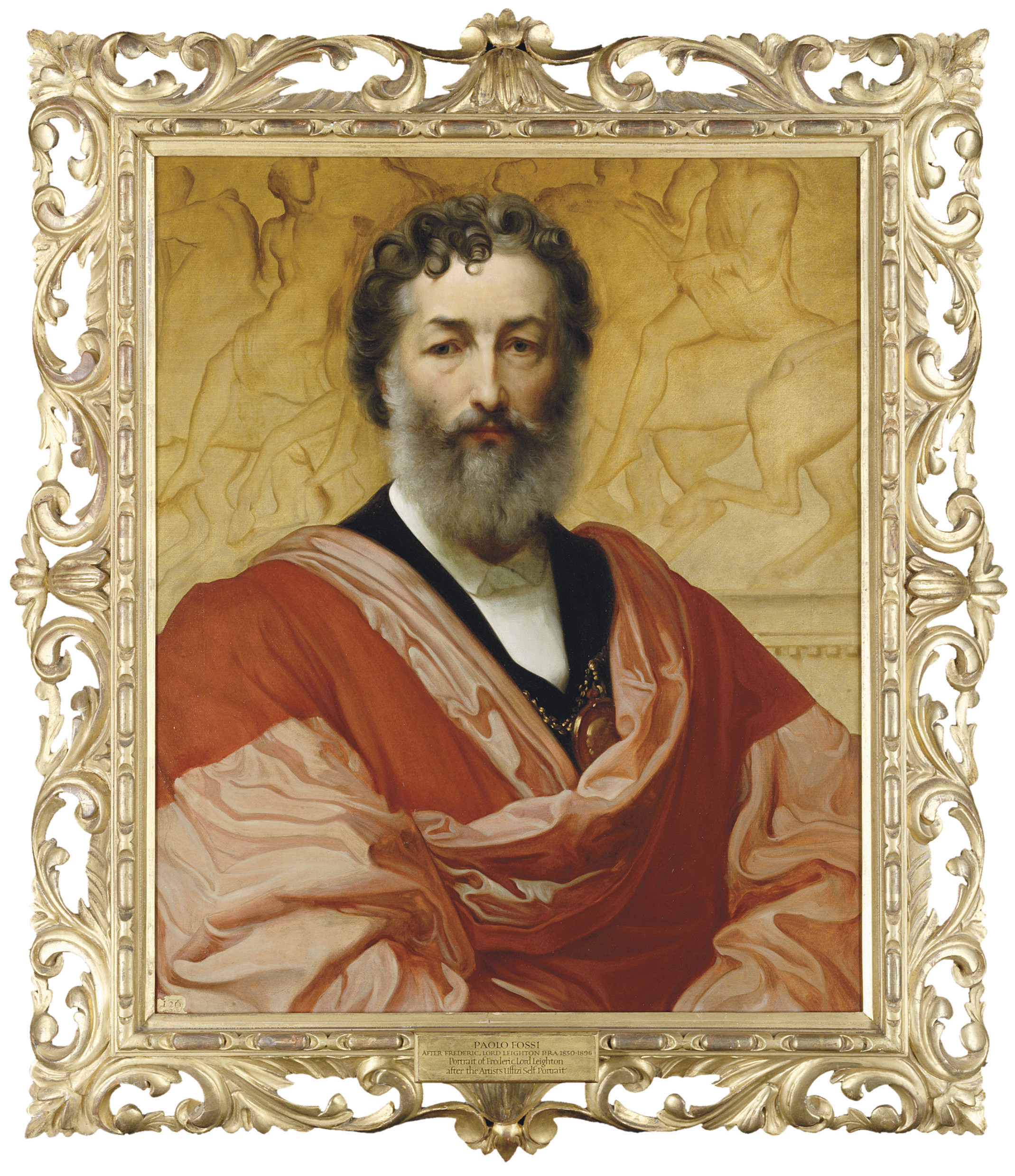 Frederic Leighton — Портрет Фредерика, лорда Лейтона, члена Общественной палаты Великобритании (1830-1896)