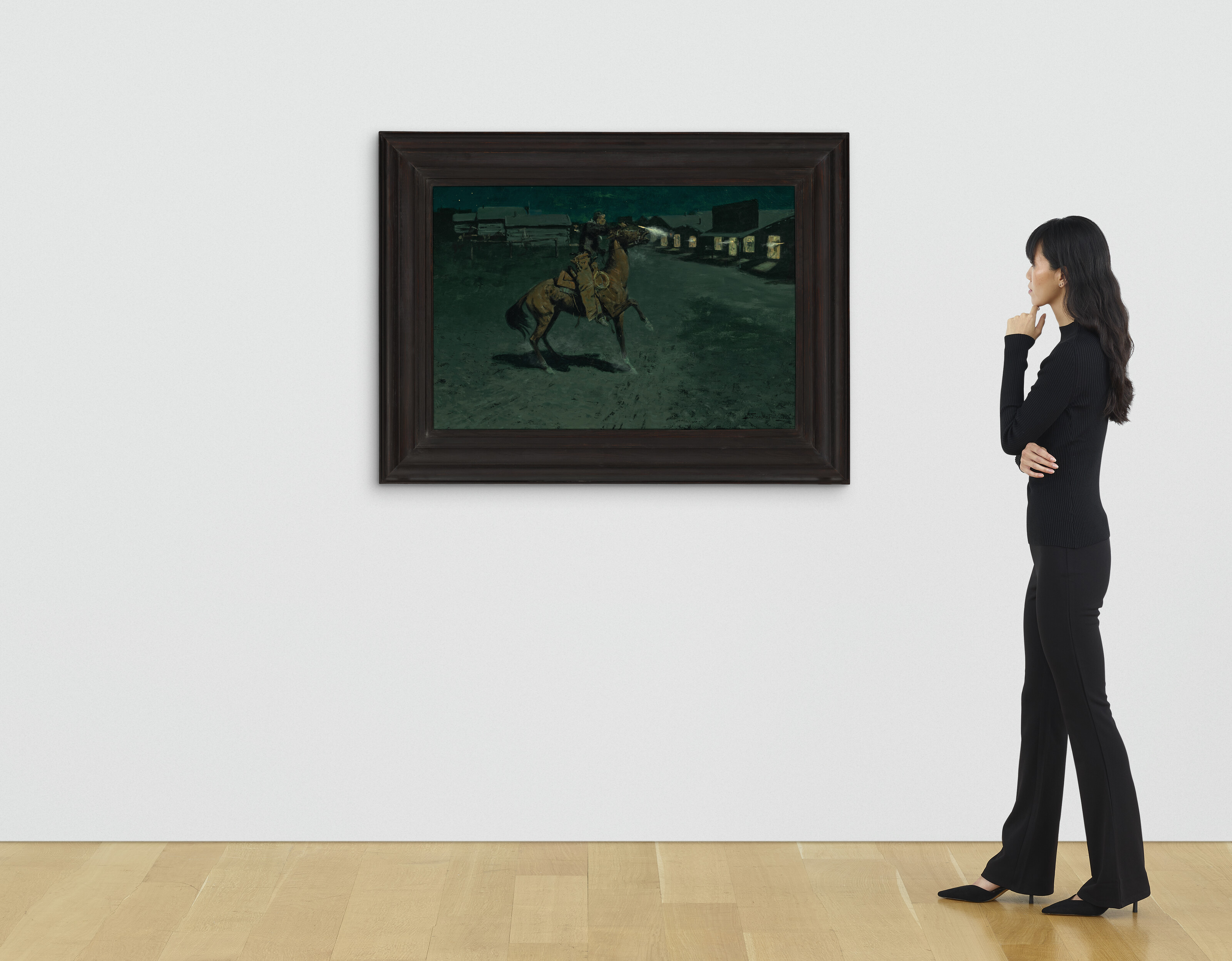 Frederic Remington — Ссора с городским головой, изображение 4