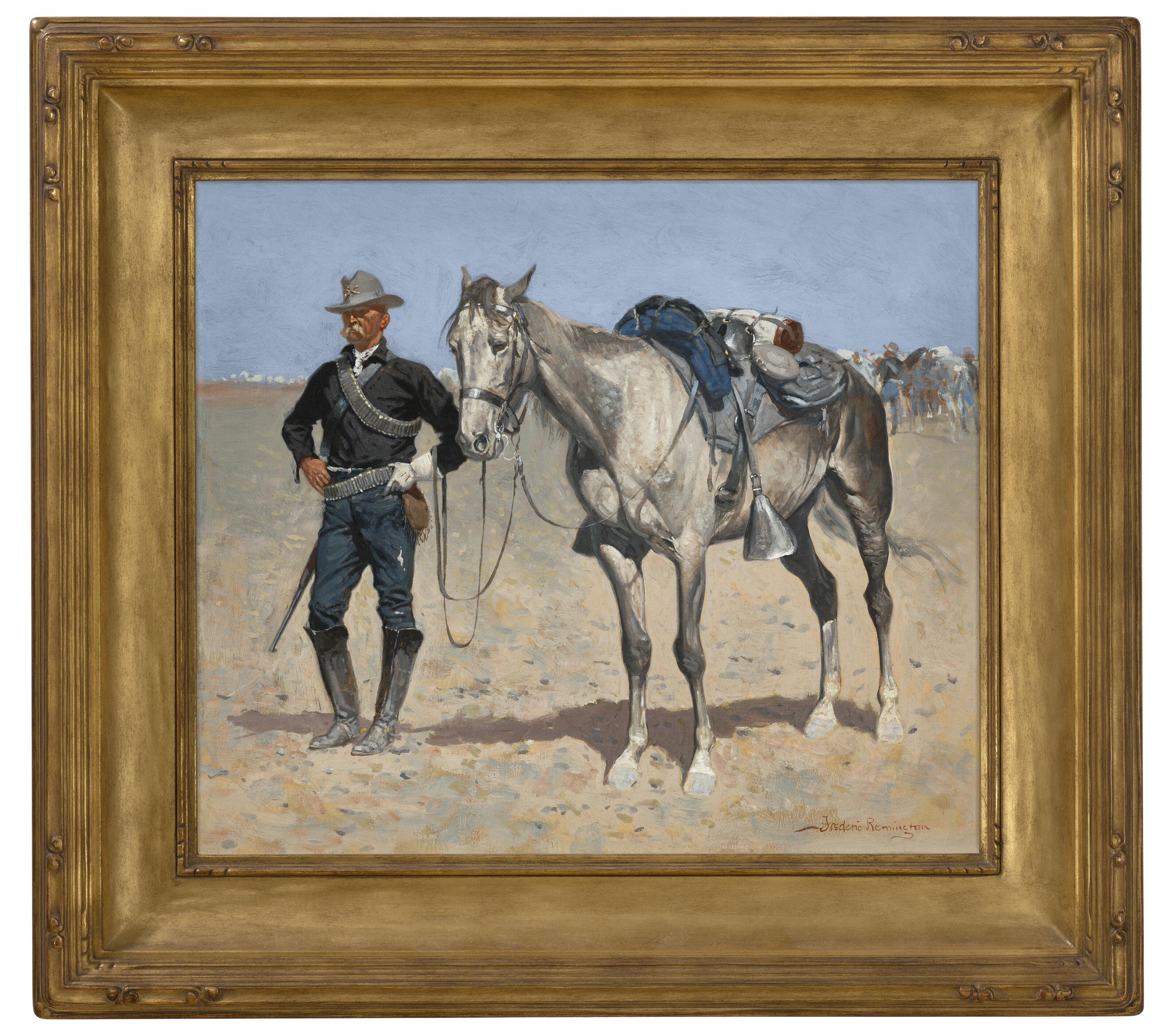 Frederic Remington — Кавалерист и его кобыла, изображение 2