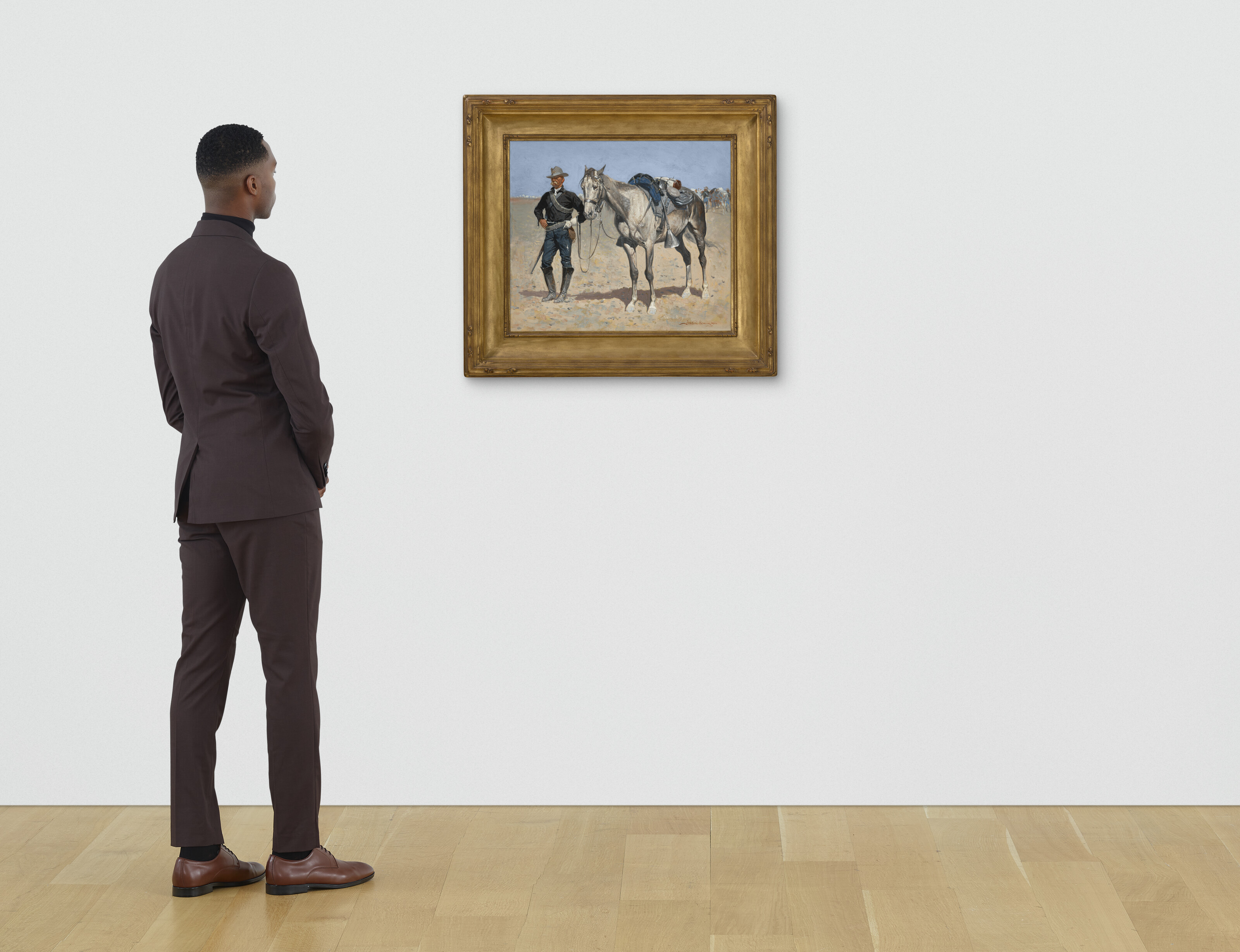 Frederic Remington — Кавалерист и его кобыла, изображение 5