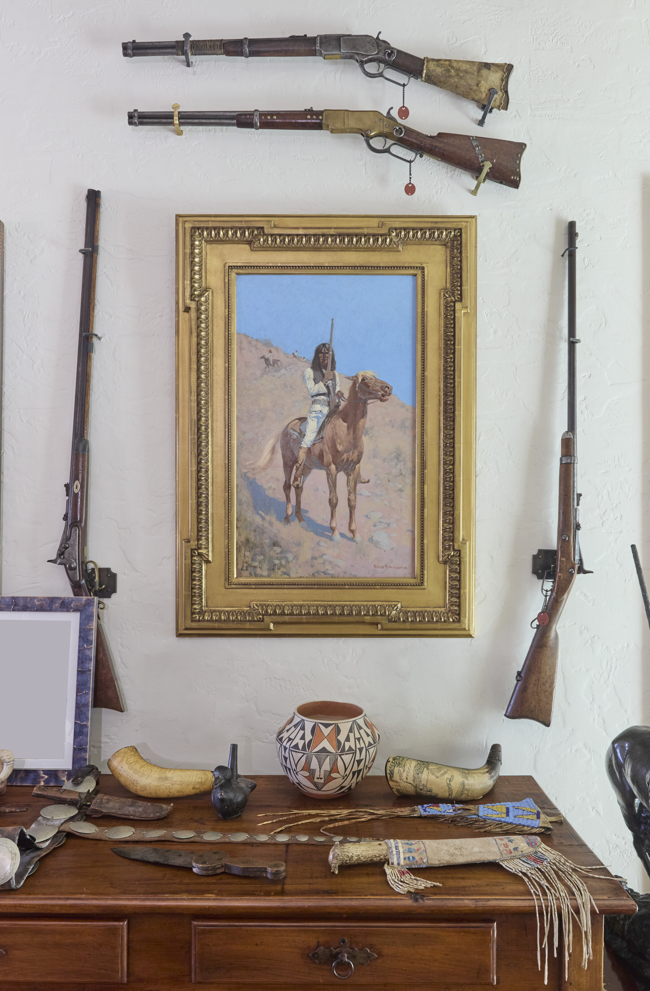 Frederic Remington — Апач, изображение 7