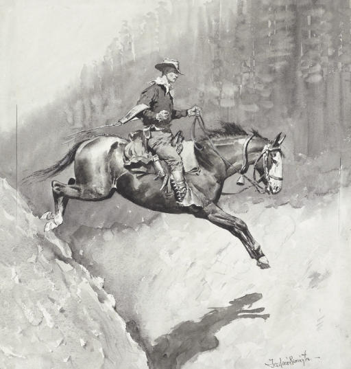 Frederic Remington — Колокольчик Над Плохим местом