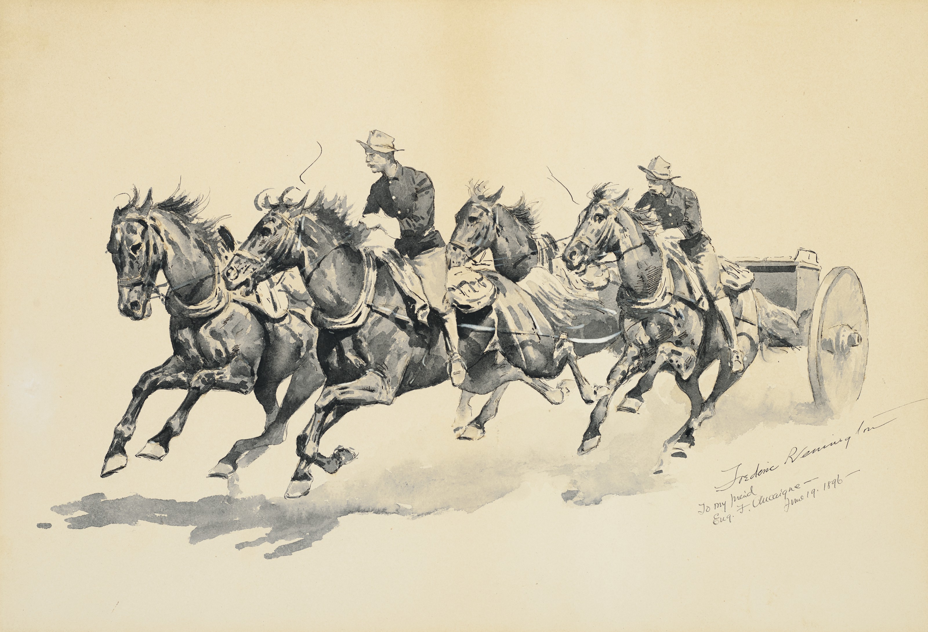Frederic Remington — "Гибкость в действии"