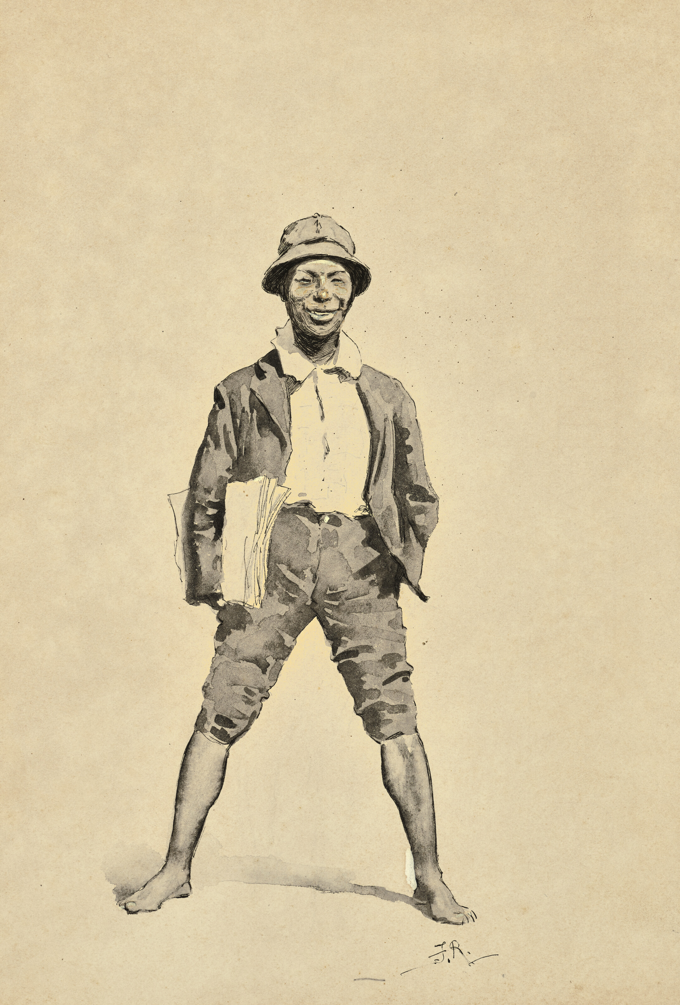 Frederic Remington — Разносчик газет