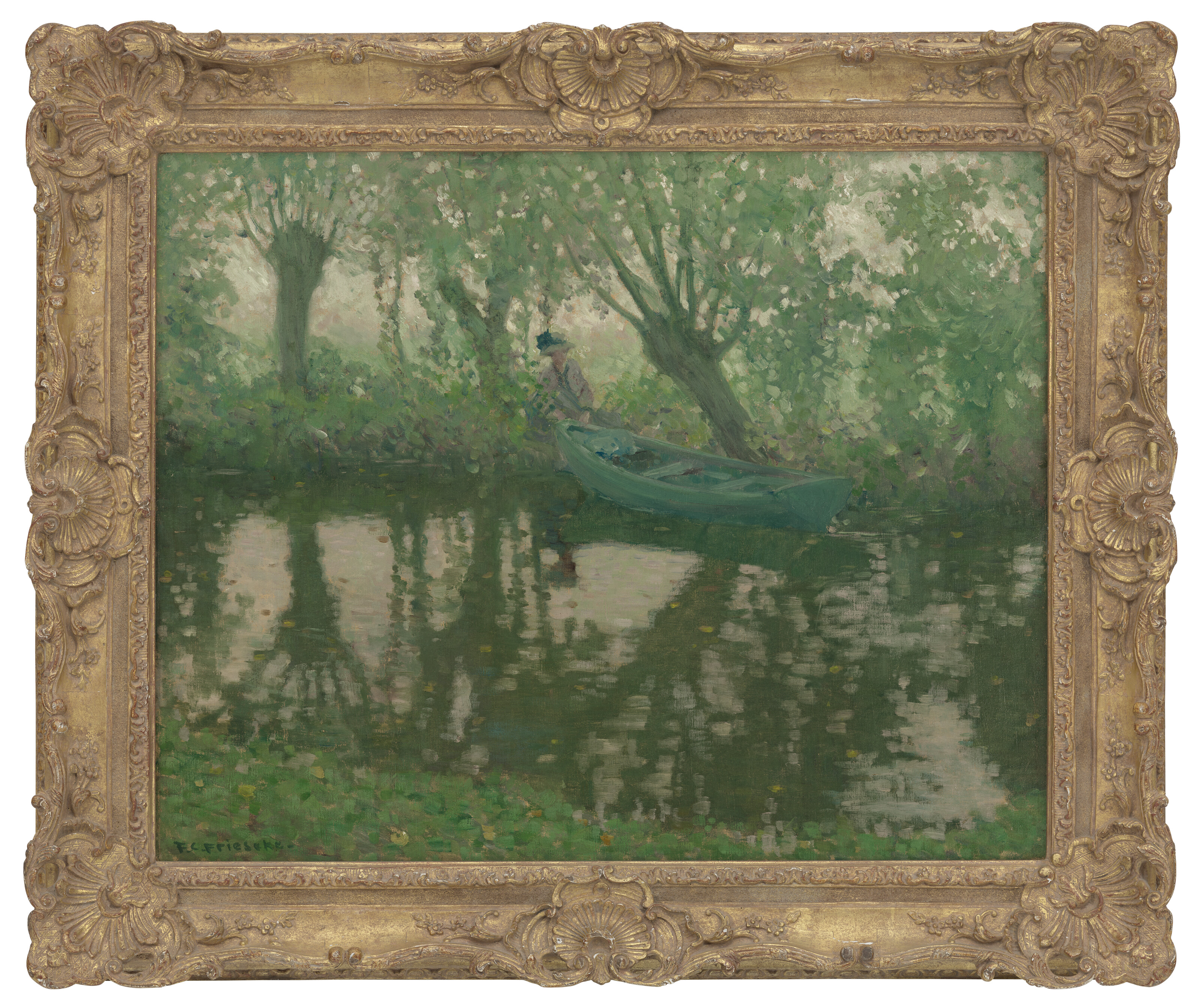 Frederick Carl Frieseke — Туманное утро, изображение 2