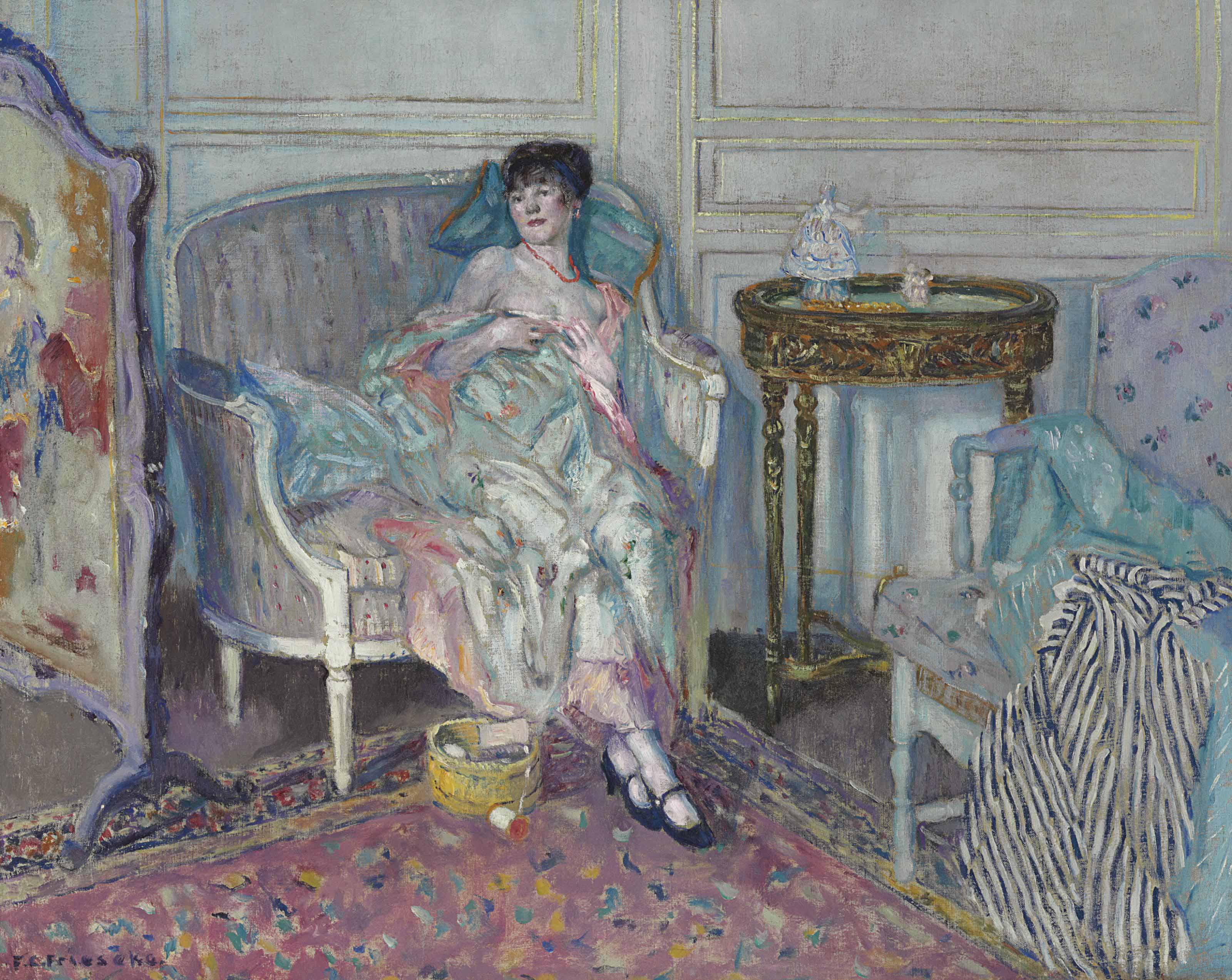 Frederick Carl Frieseke — В будуаре