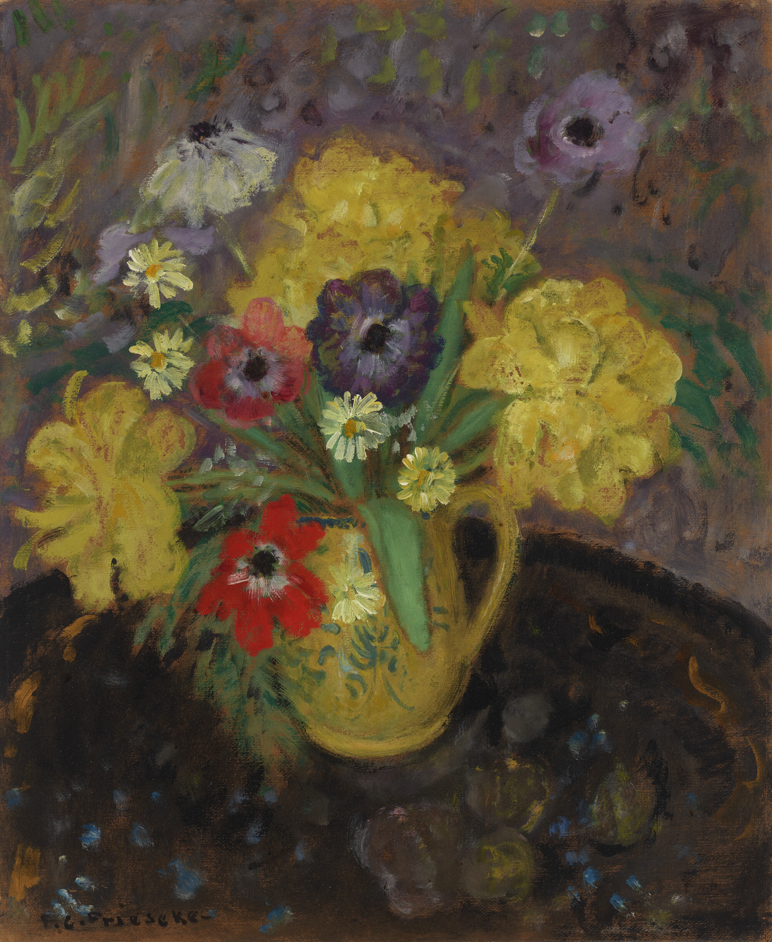 Frederick Carl Frieseke — Желтые тюльпаны