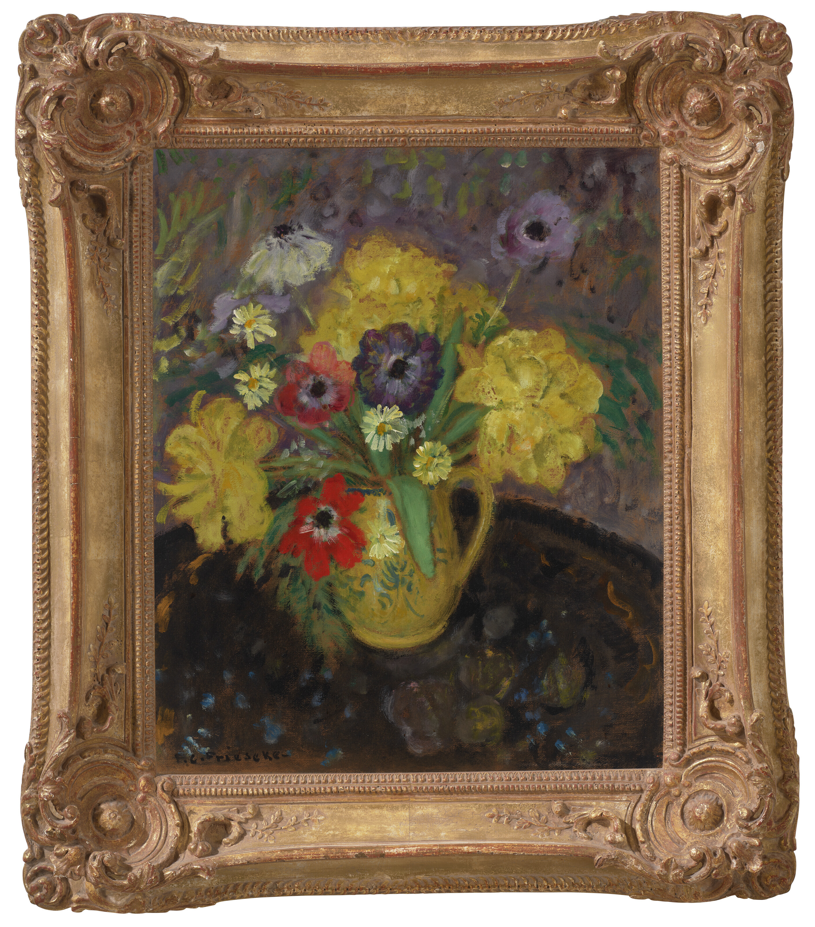 Frederick Carl Frieseke — Желтые тюльпаны, изображение 2