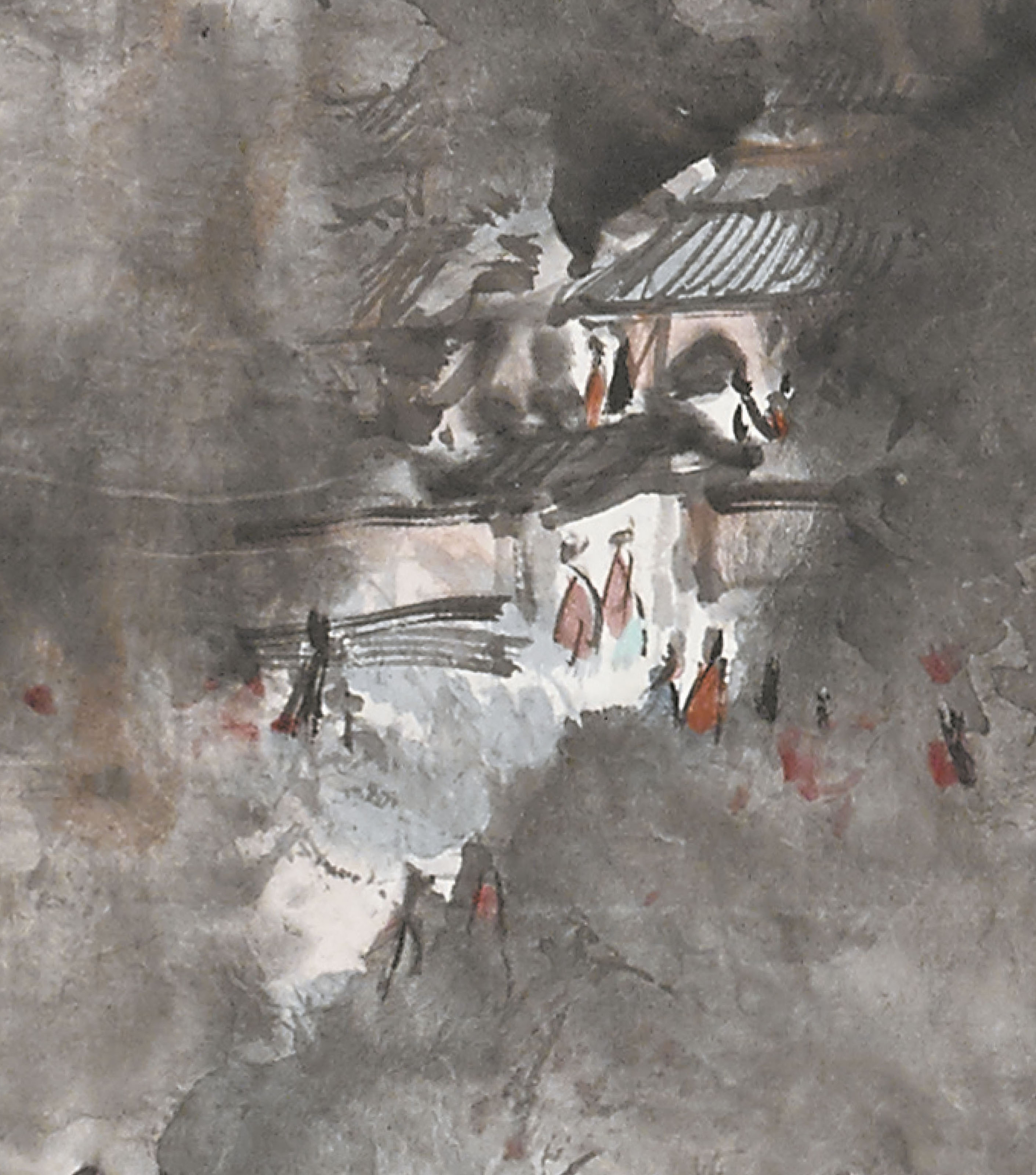 Fu Baoshi — Мечтая о замке Монлис, изображение 3
