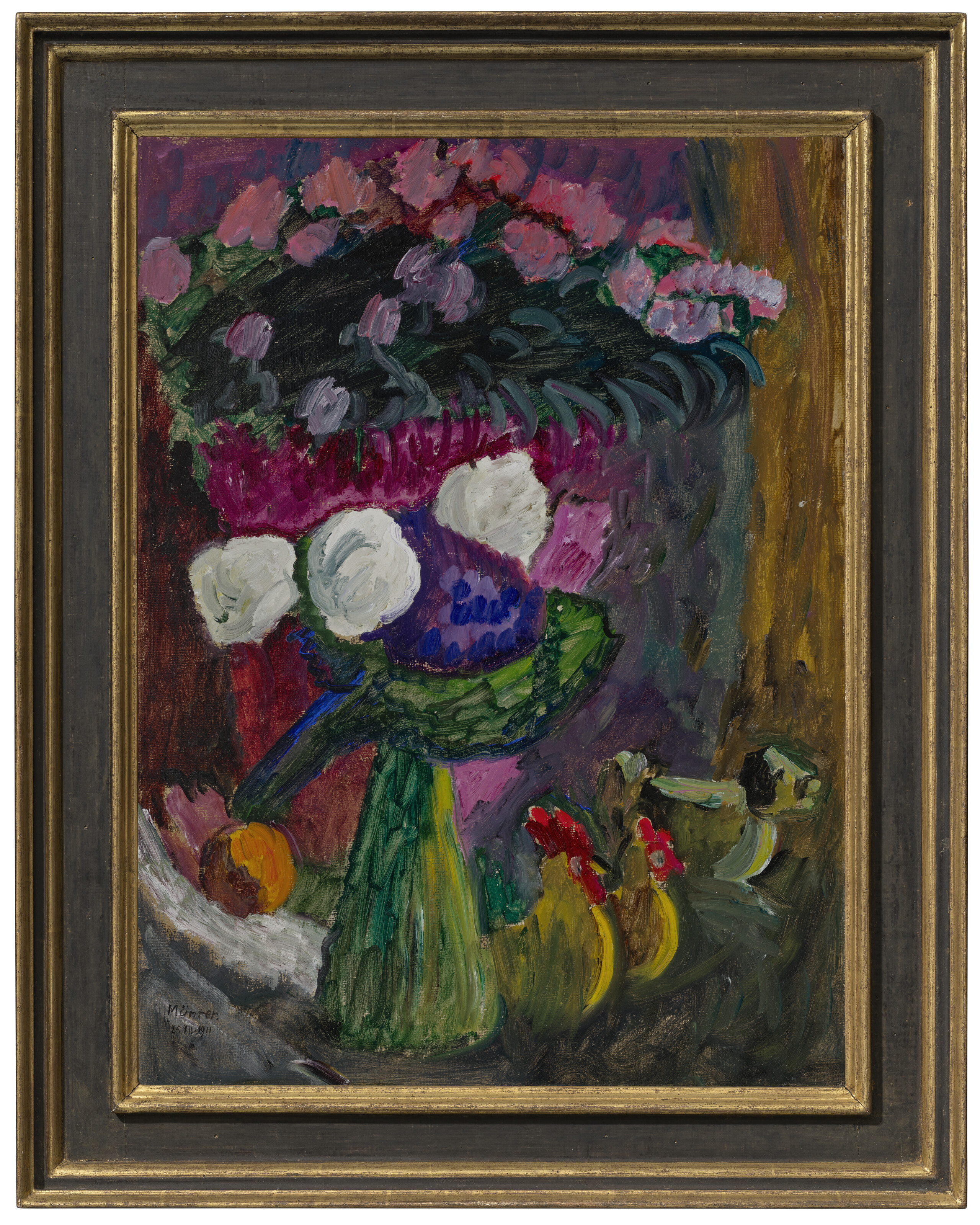 Gabriele Münter — Стиллебен из дрея вайссена Блюмена, изображение 3