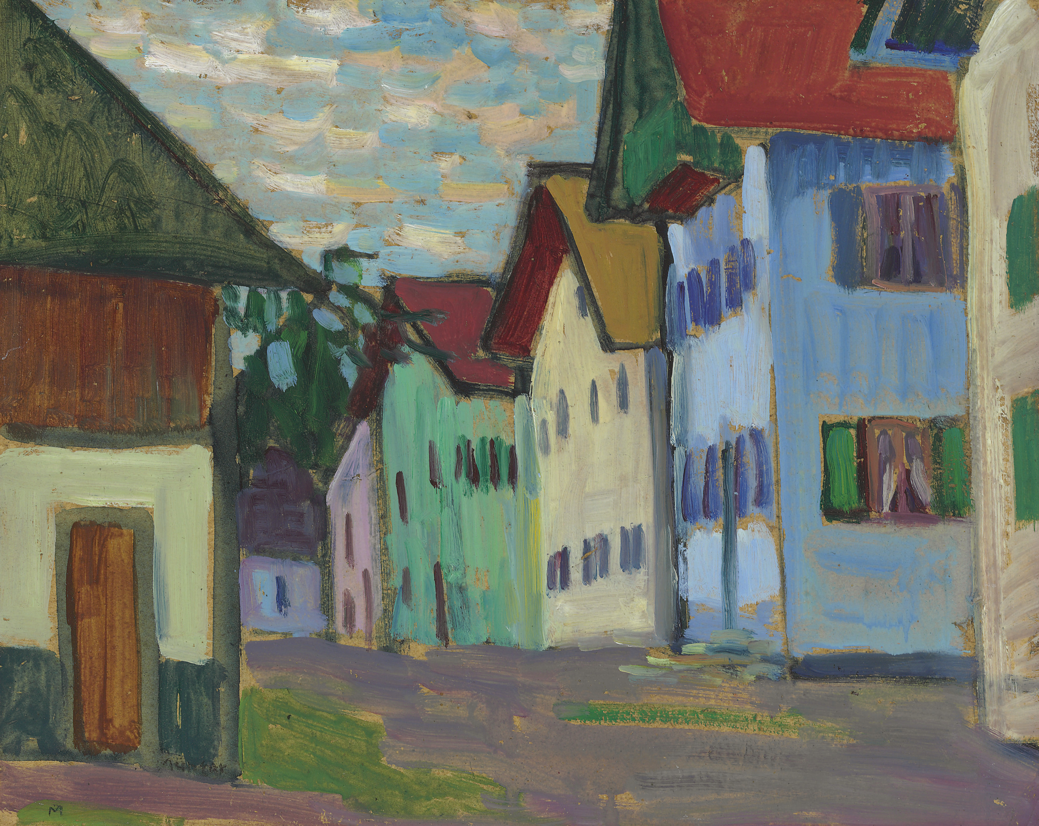Gabriele Münter — Гассе-им-Мурнау