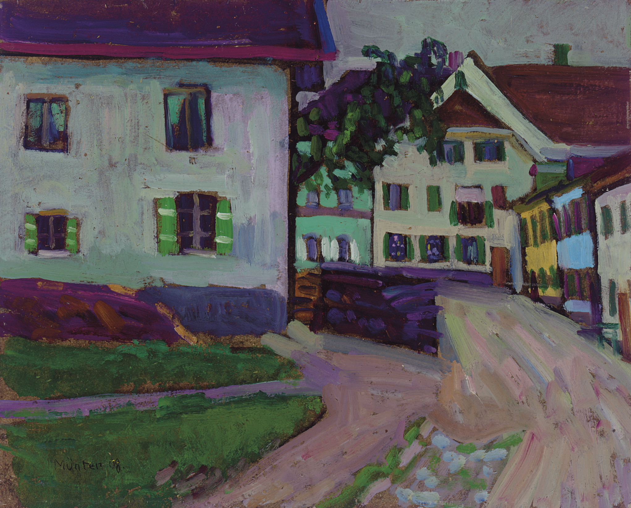 Gabriele Münter — Дорфштрассе-им-Мурнау