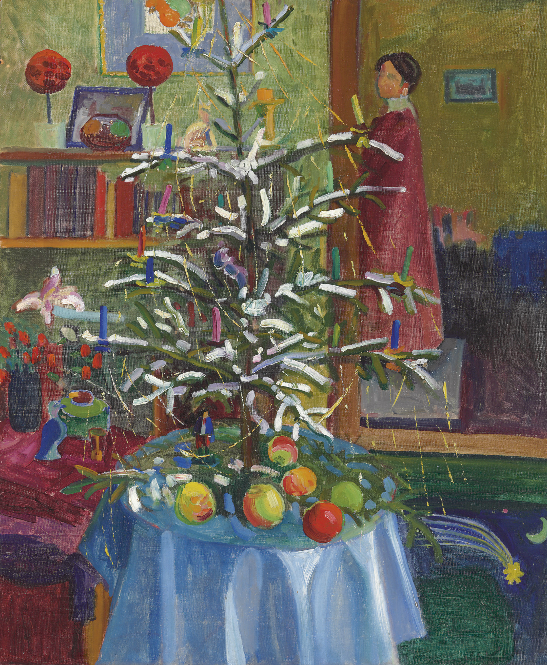 Gabriele Münter — Интерьер в Weihnachtsbaum