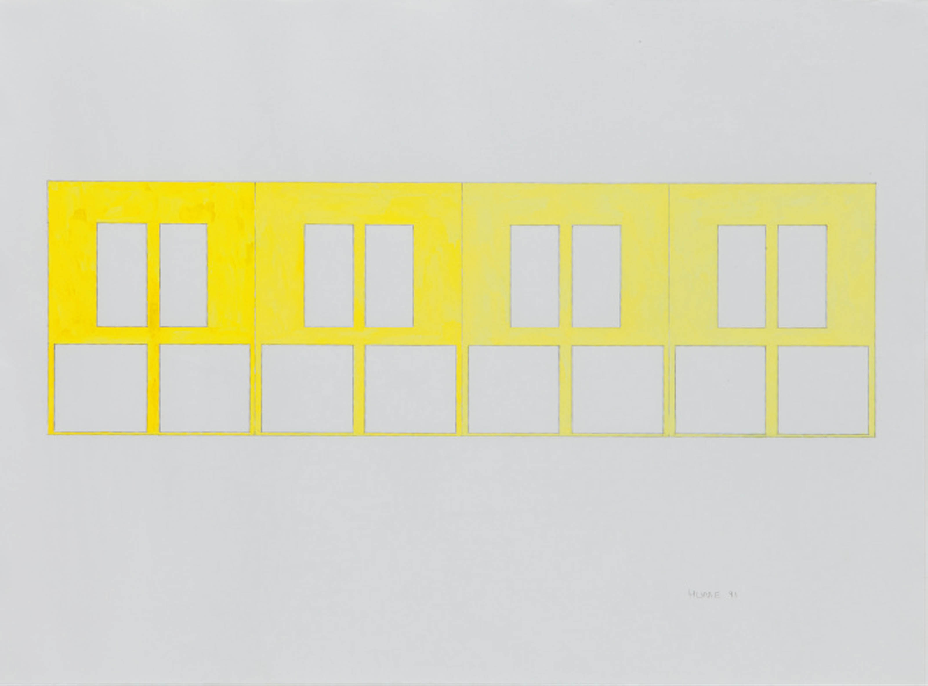 Gary Hume — Без названия (Четыре двери)
