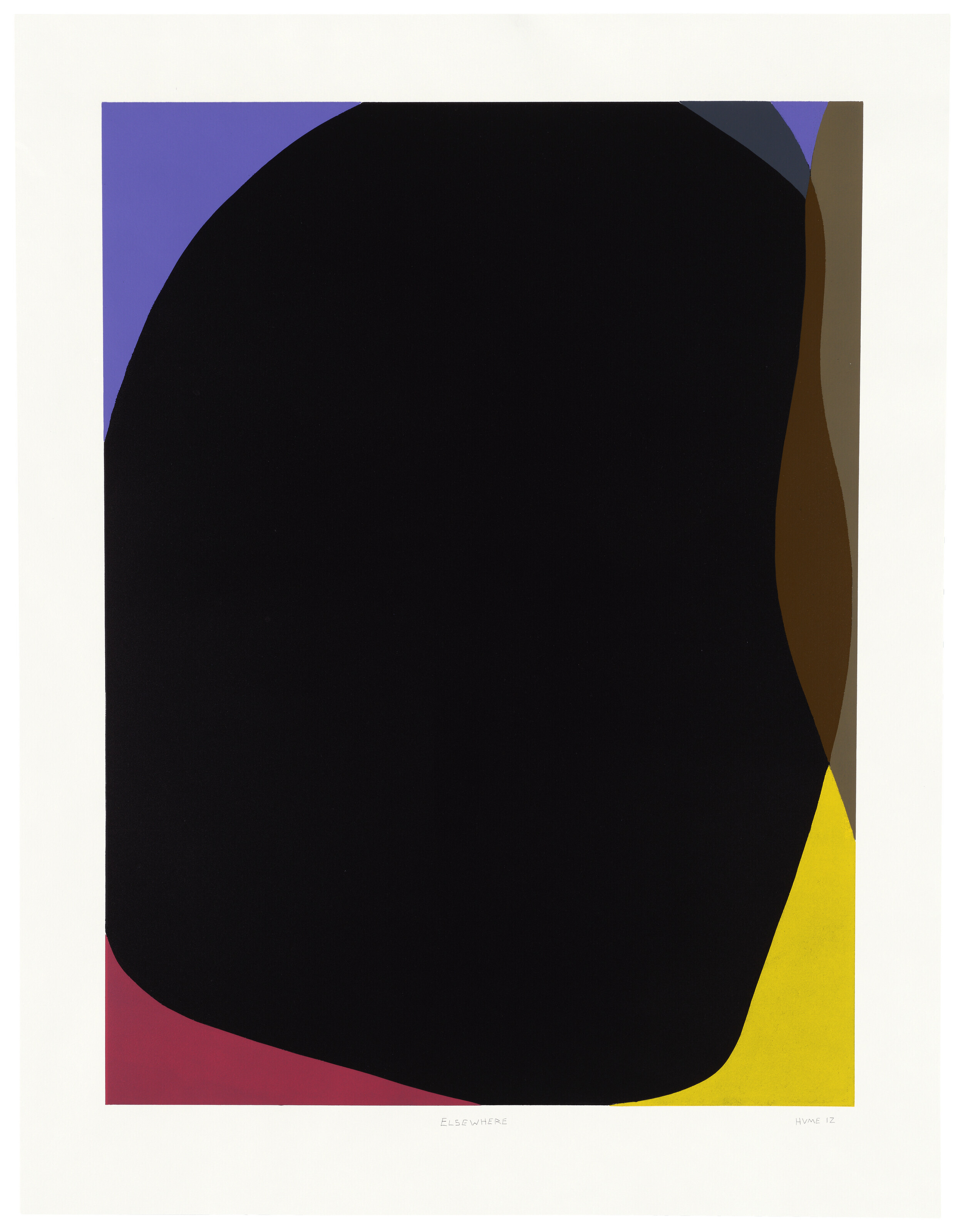 Gary Hume — В другом месте, из: Шесть печатных блоков