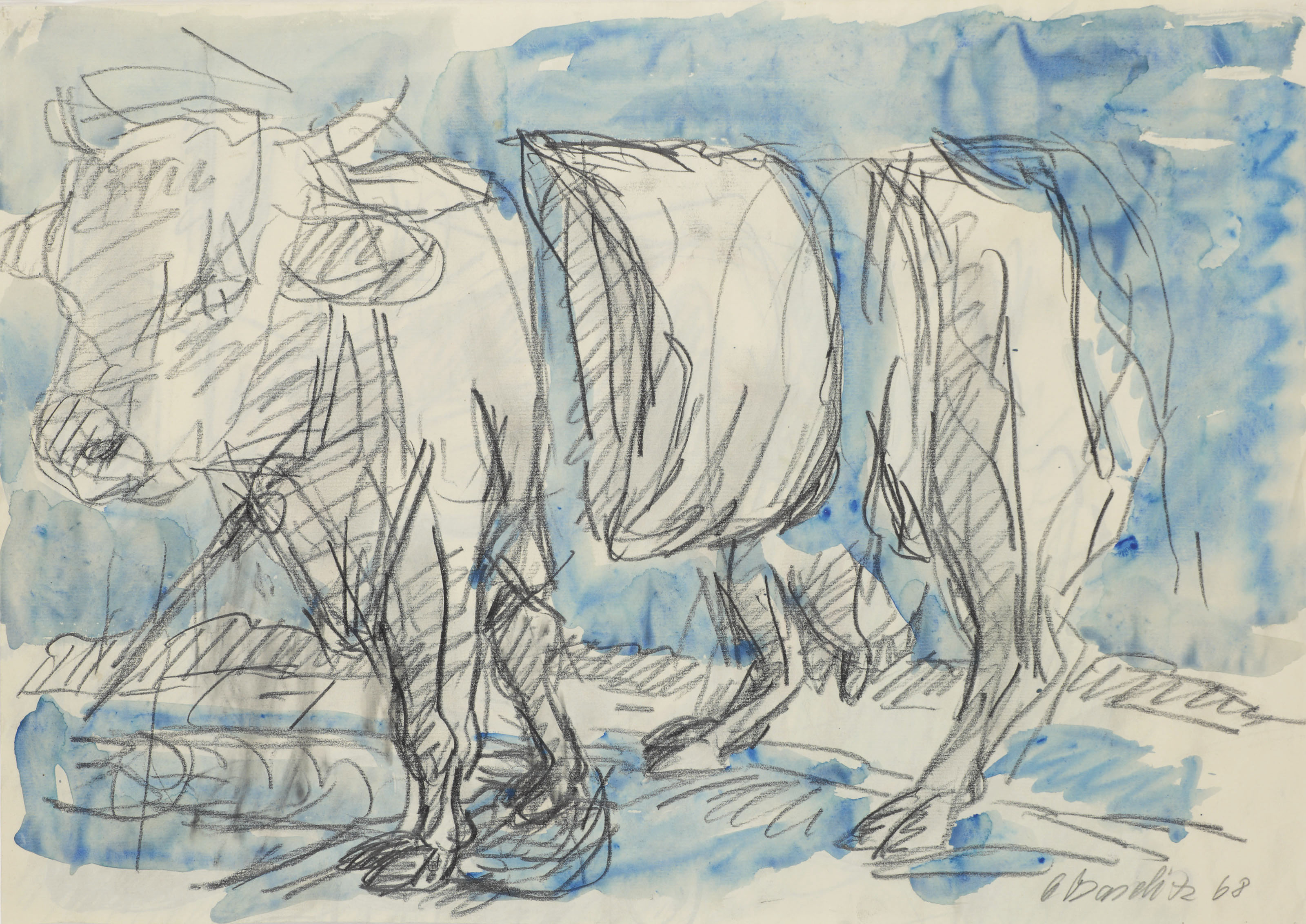 Georg Baselitz — Без названия (корова), изображение 2