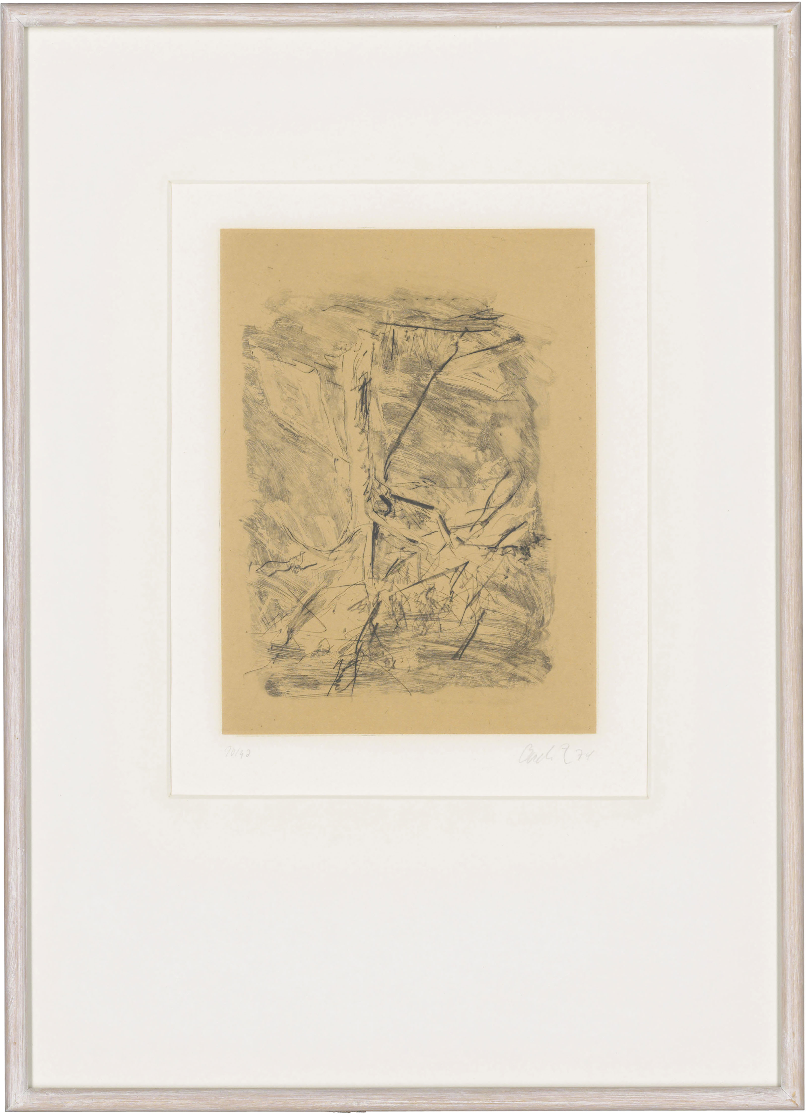 Georg Baselitz — Восемнадцать тарелок, от: Bäume, изображение 3