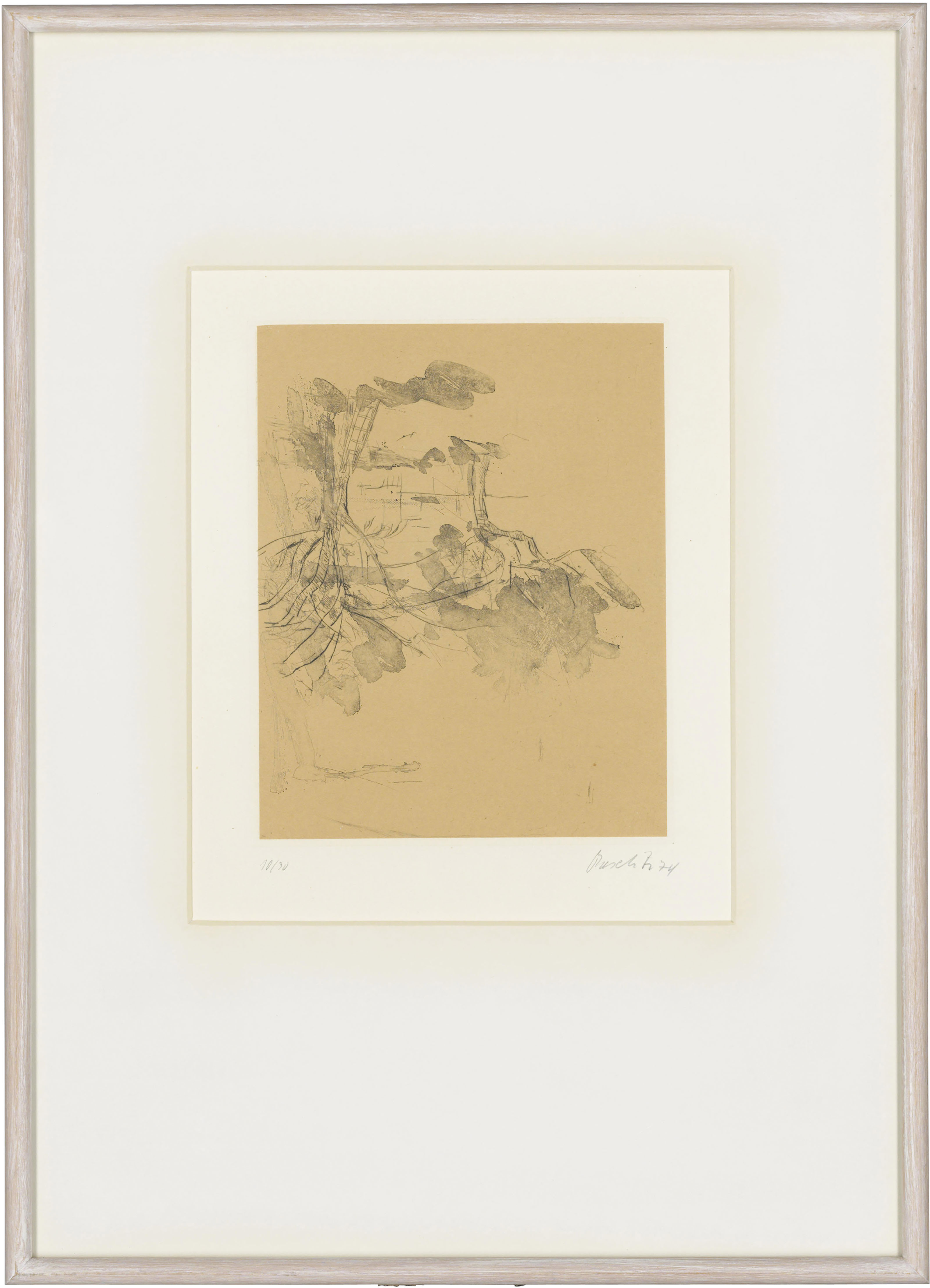 Georg Baselitz — Восемнадцать тарелок, от: Bäume, изображение 4