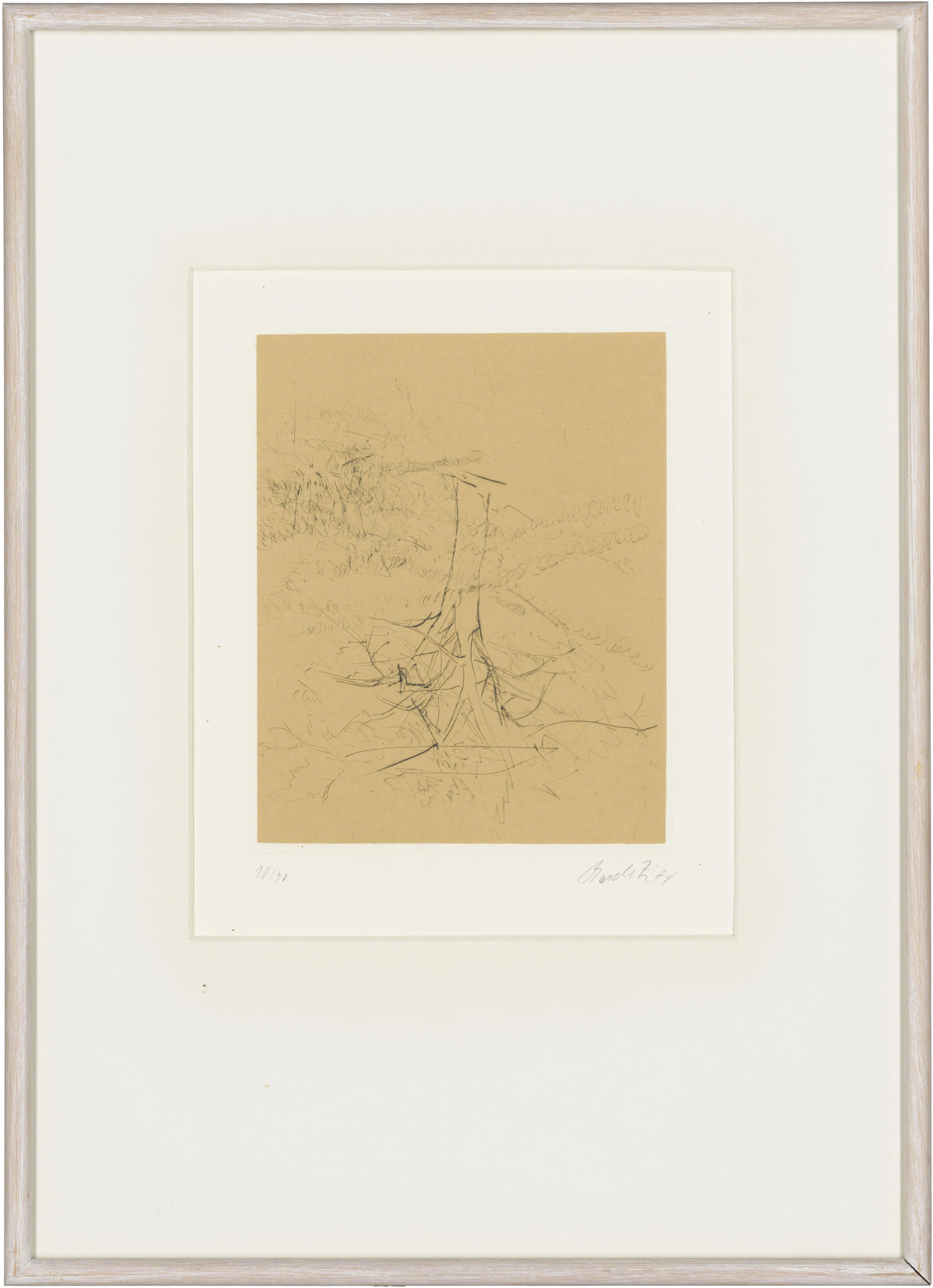 Georg Baselitz — Восемнадцать тарелок, от: Bäume, изображение 6