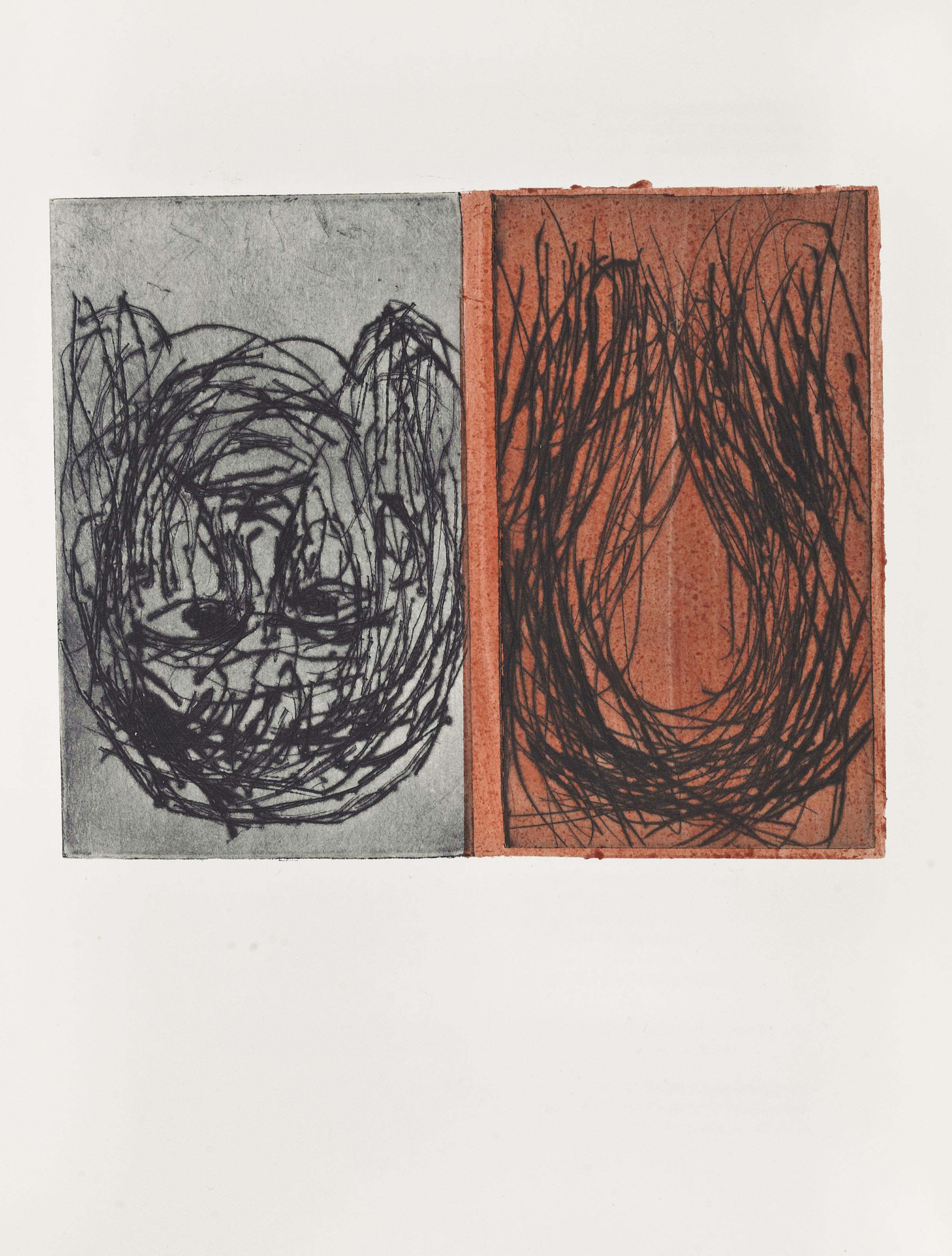 Georg Baselitz — Лицо и капля слезинки (Паркетт 11)