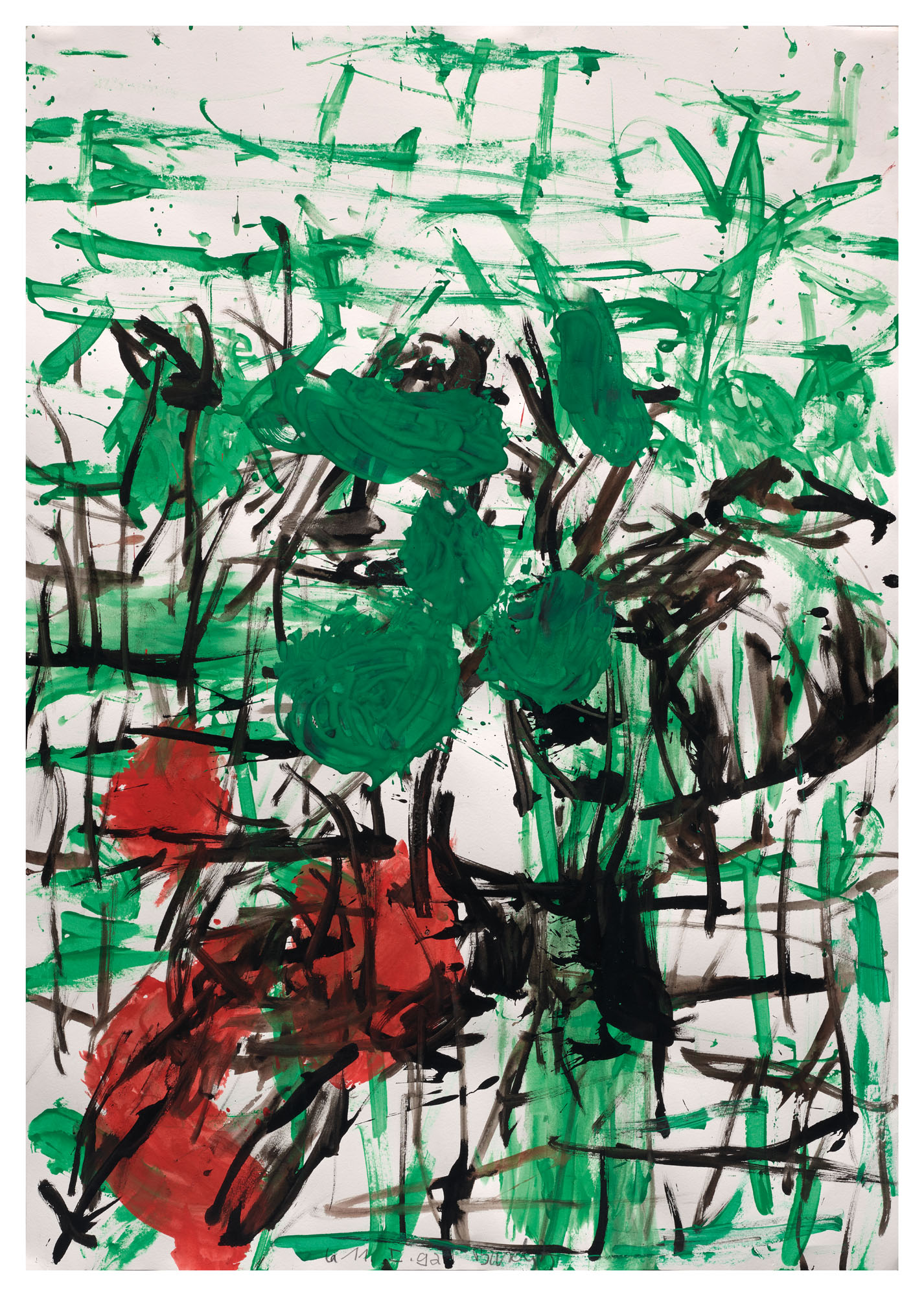 Georg Baselitz — Без титра (11. I. 92)