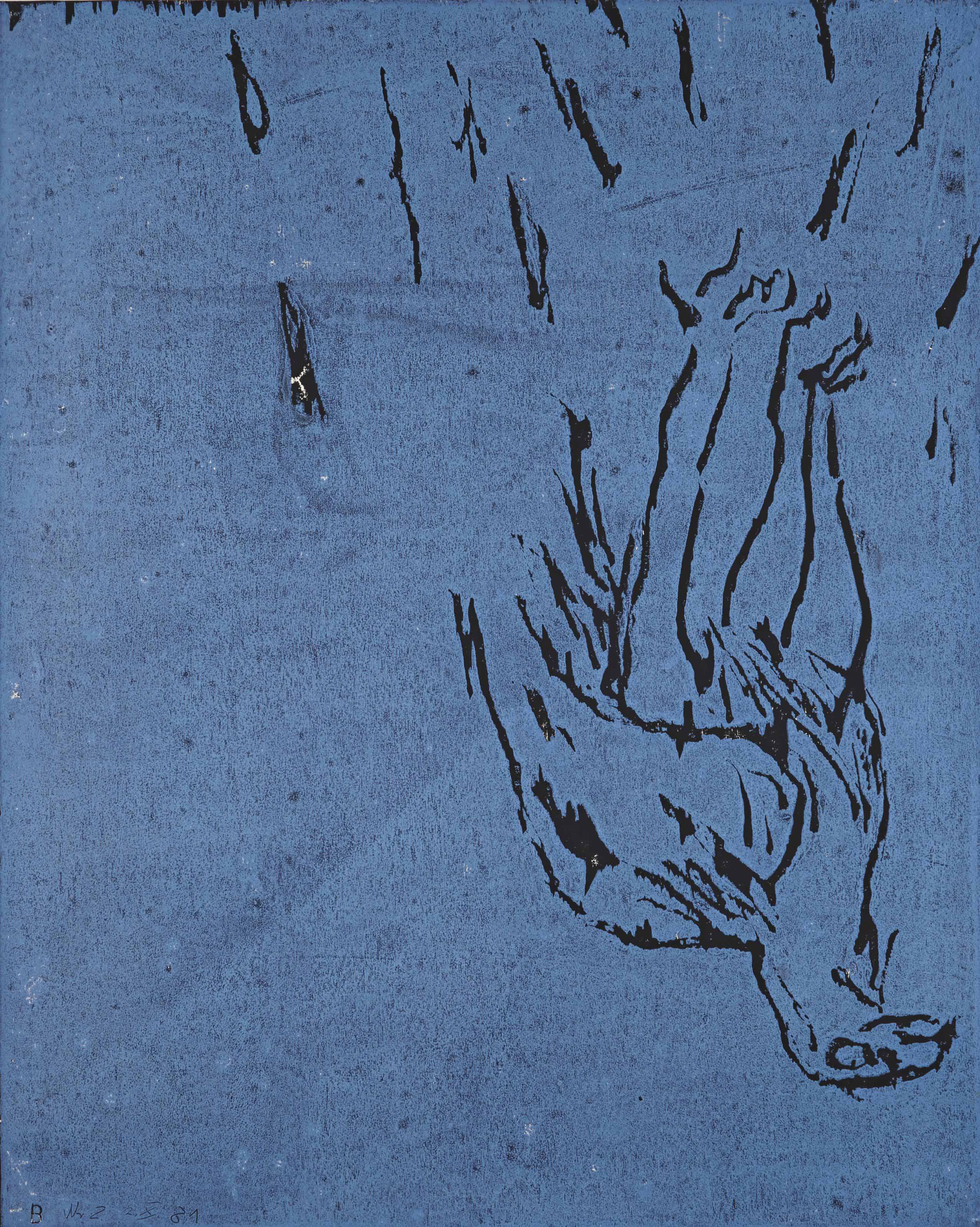 Georg Baselitz — Адлер , Планш, выпуск первой конференции (Jahn 419)