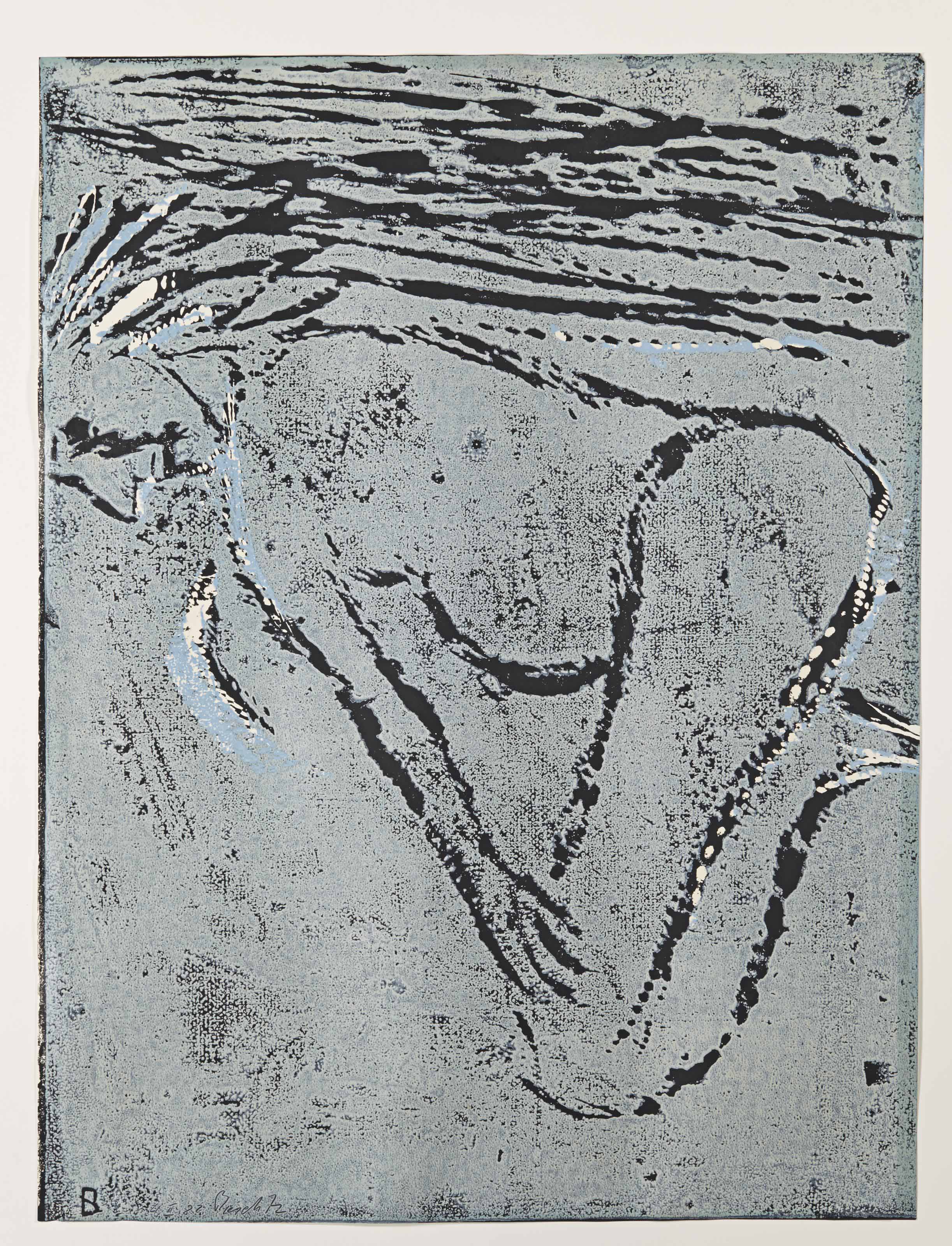 Georg Baselitz — Фрау ам Странд , Плановый выпуск новой коллекции (Jahn 387)