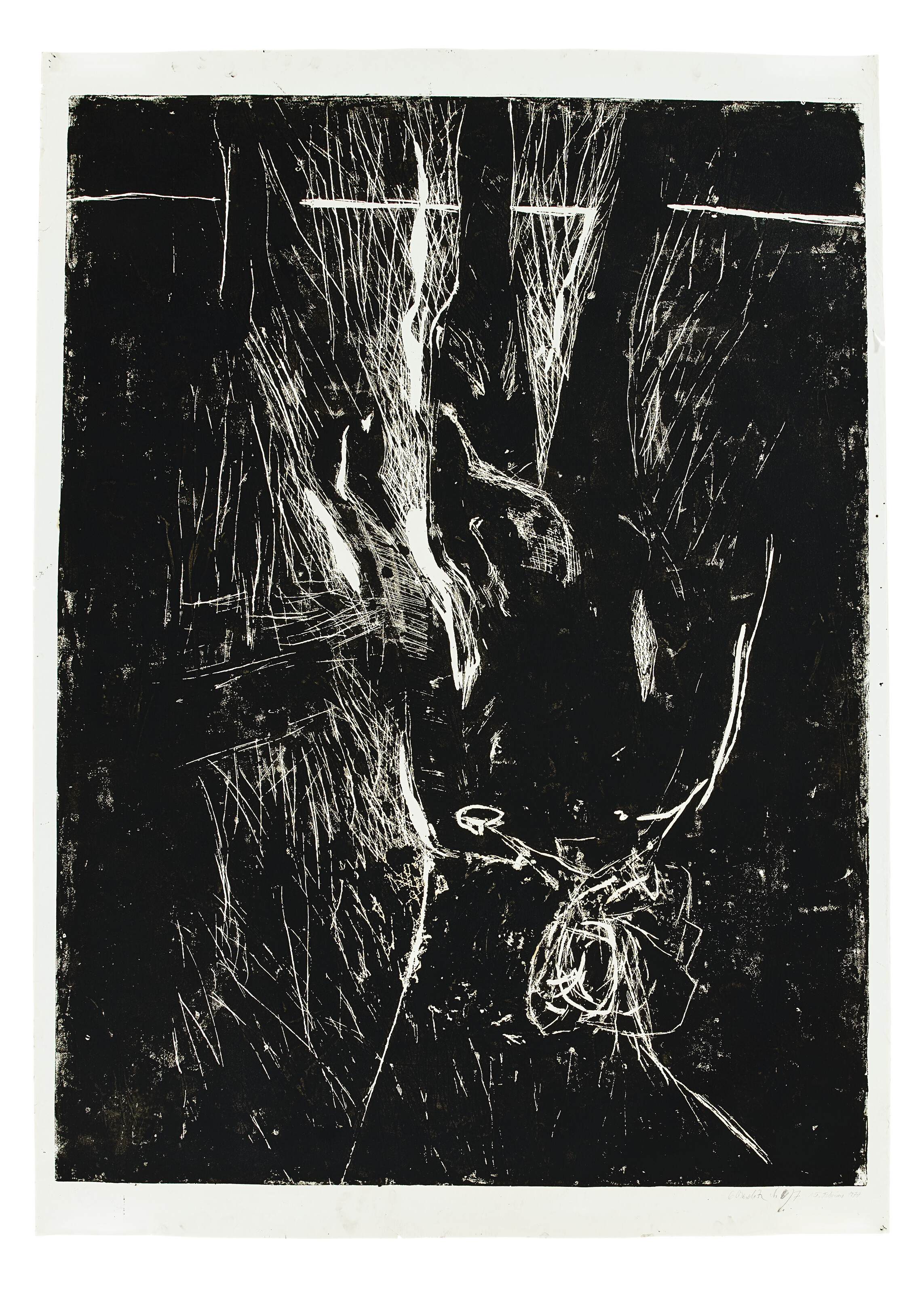 Georg Baselitz — Штендер вайблихер Рюккенакт