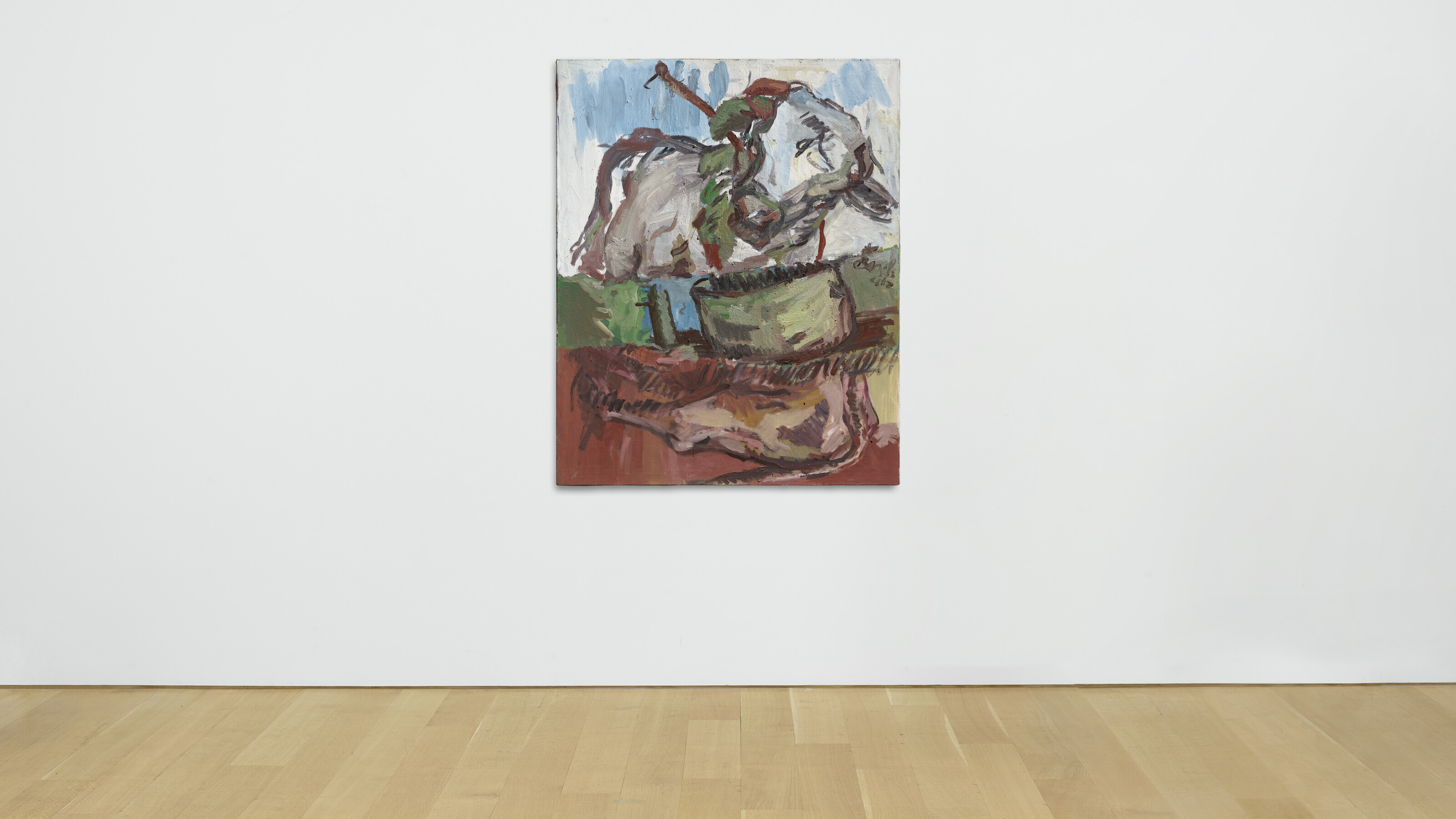 Georg Baselitz — Drei Streifen – Die Kuh (Три полосы – корова), изображение 2