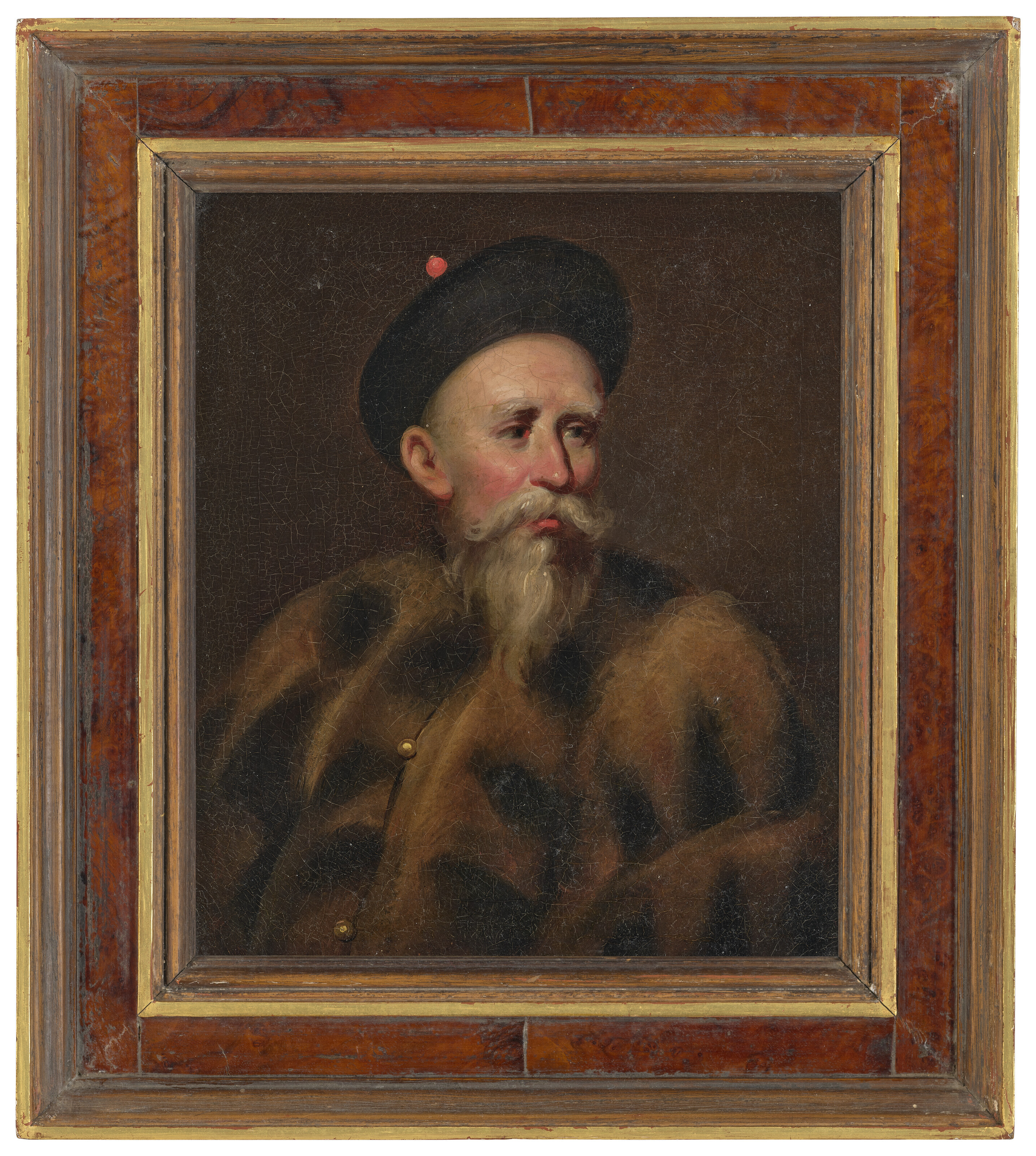George Chinnery — Портрет торговца из Гонконга в зимнем платье, изображение 2