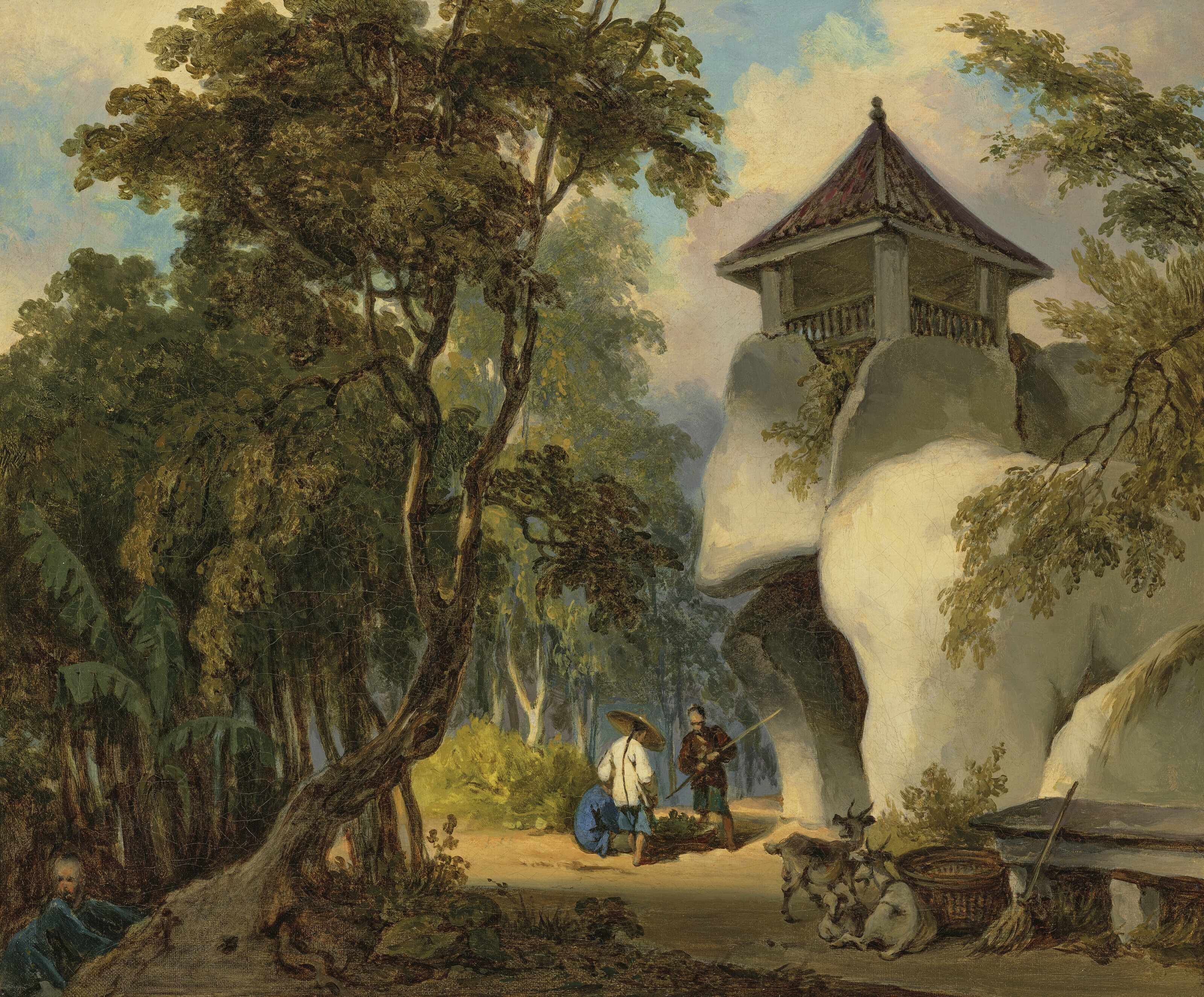 George Chinnery — Грот Камоэнс, Макао
