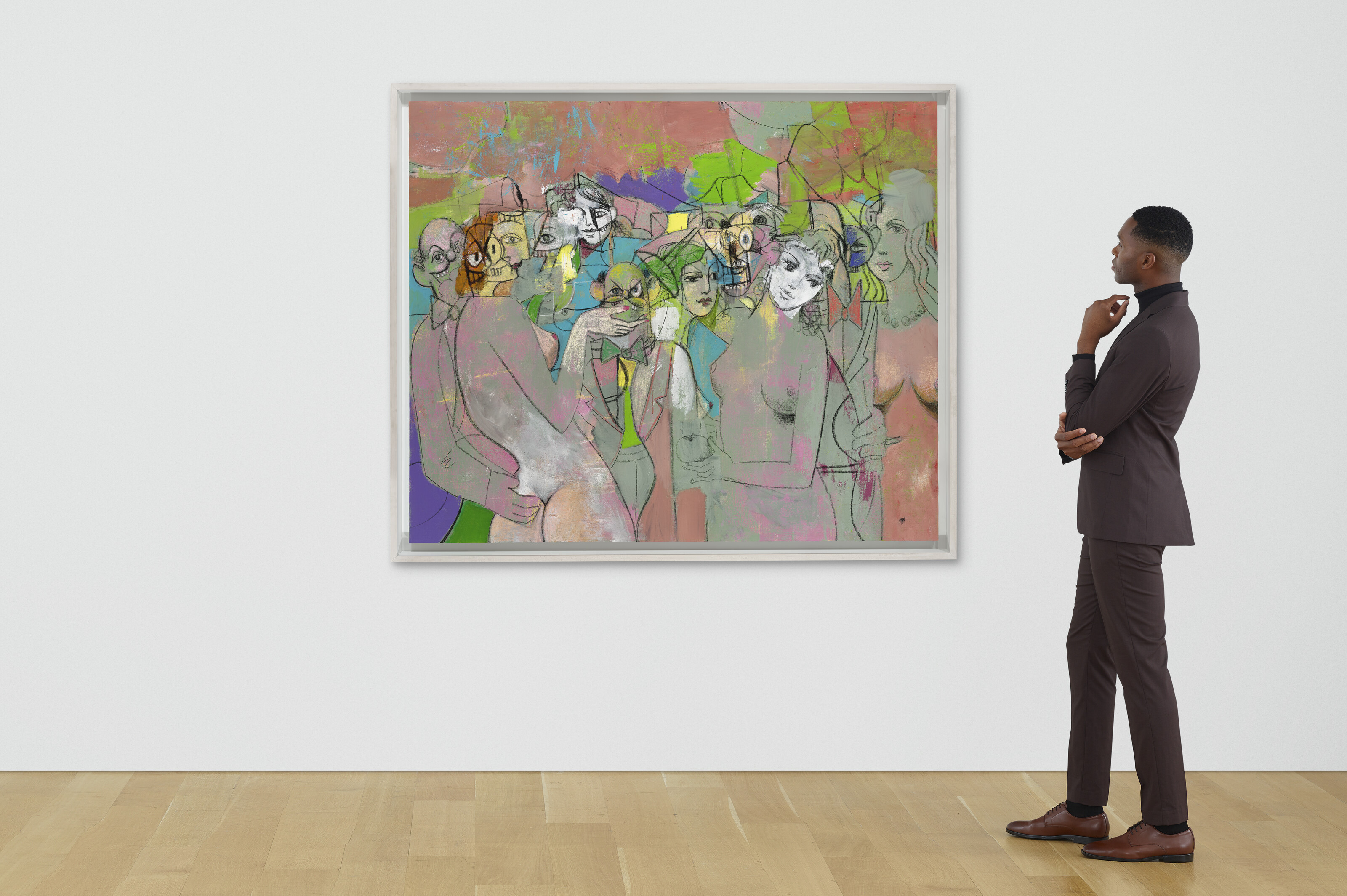 George Condo — Абстрактный разговор, изображение 4