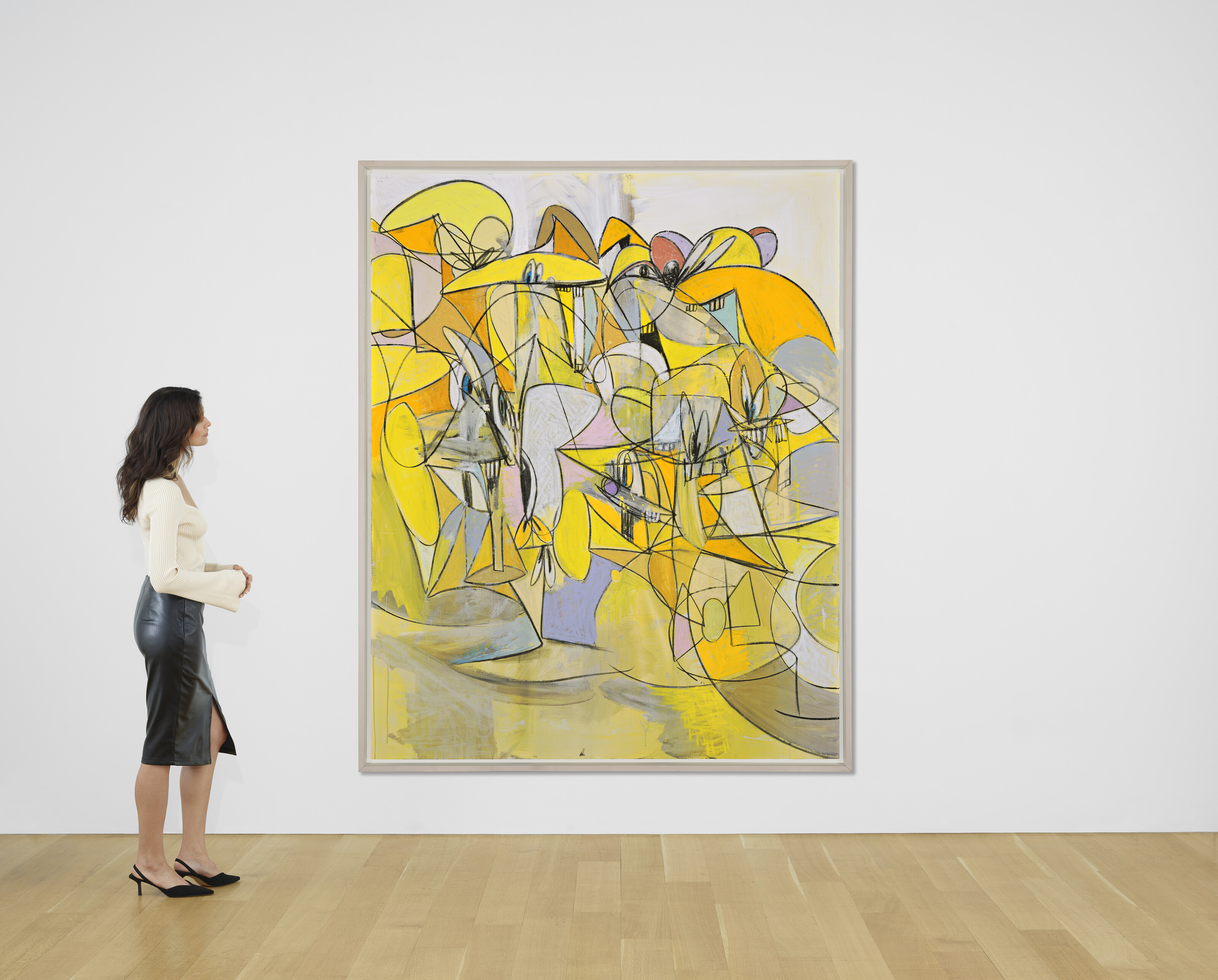 George Condo — Розовая и желтая развертка, изображение 4