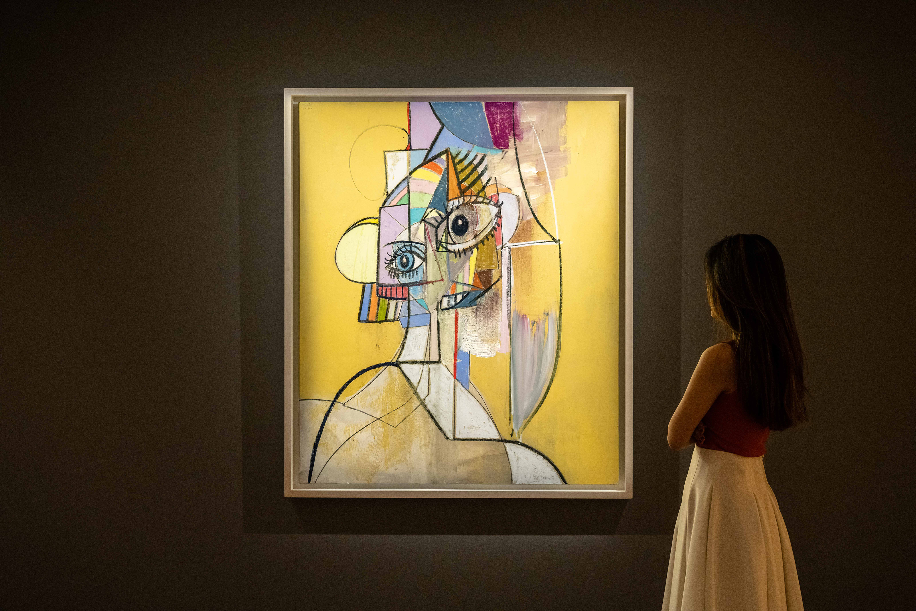 George Condo — Разноцветный портрет, изображение 2