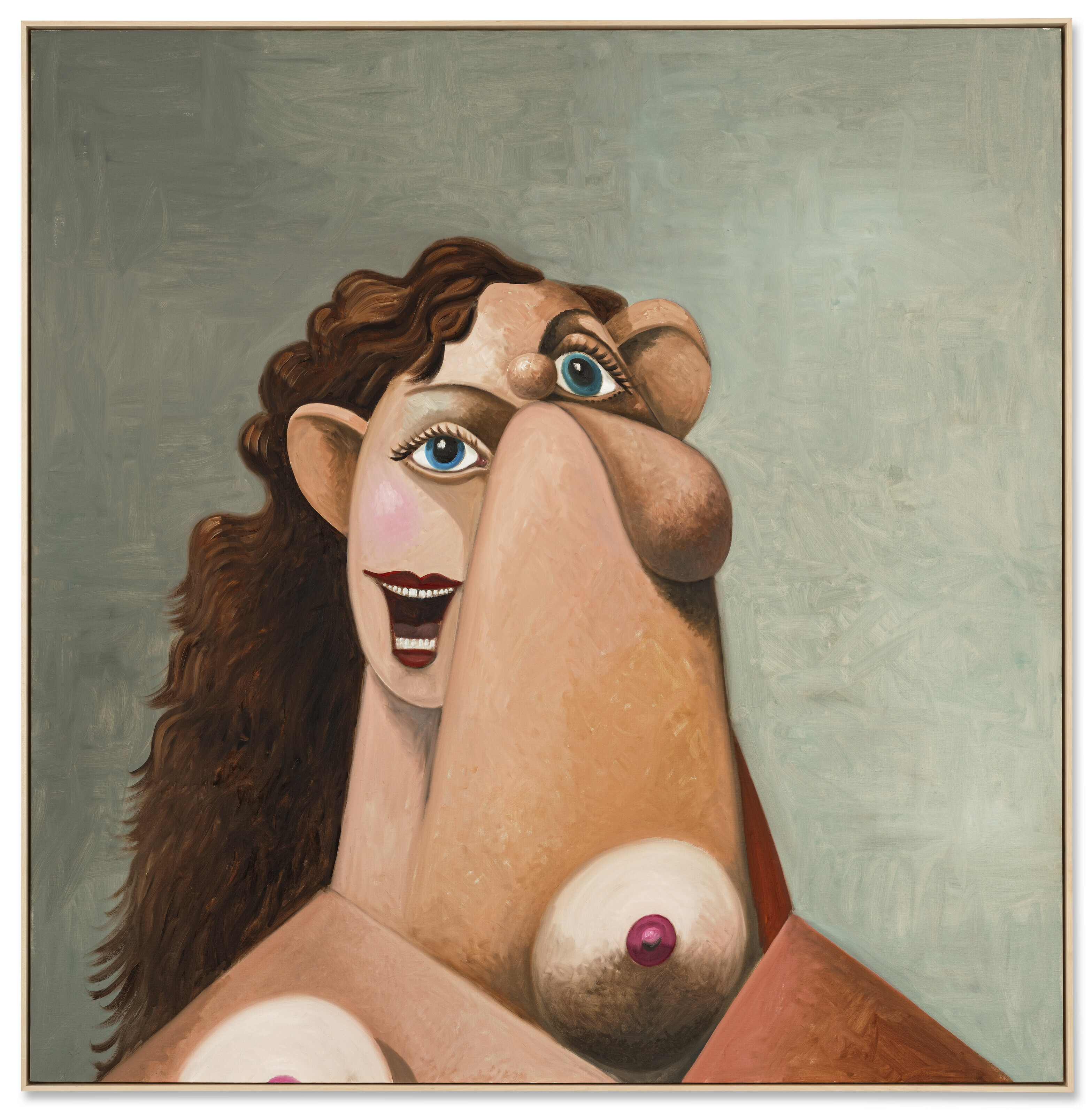 George Condo — Жена банкира, изображение 2
