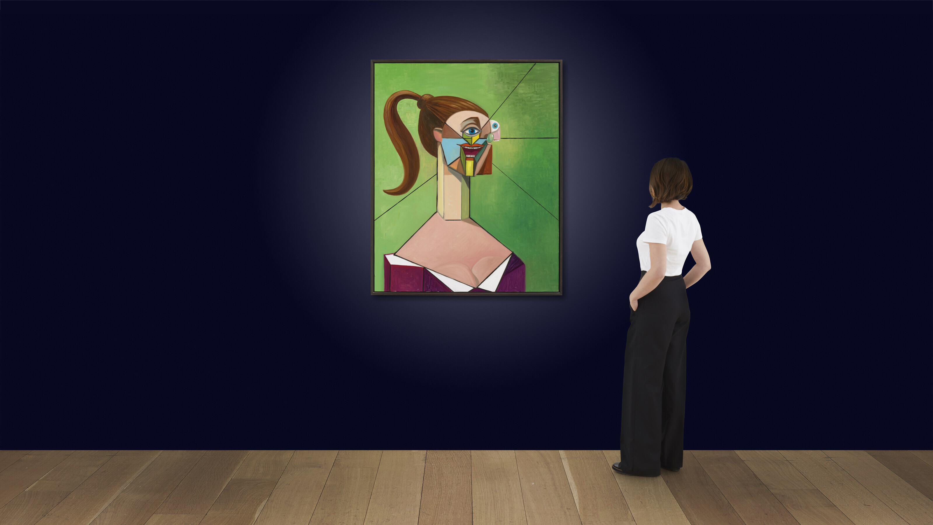 George Condo — Линейная композиция, изображение 2