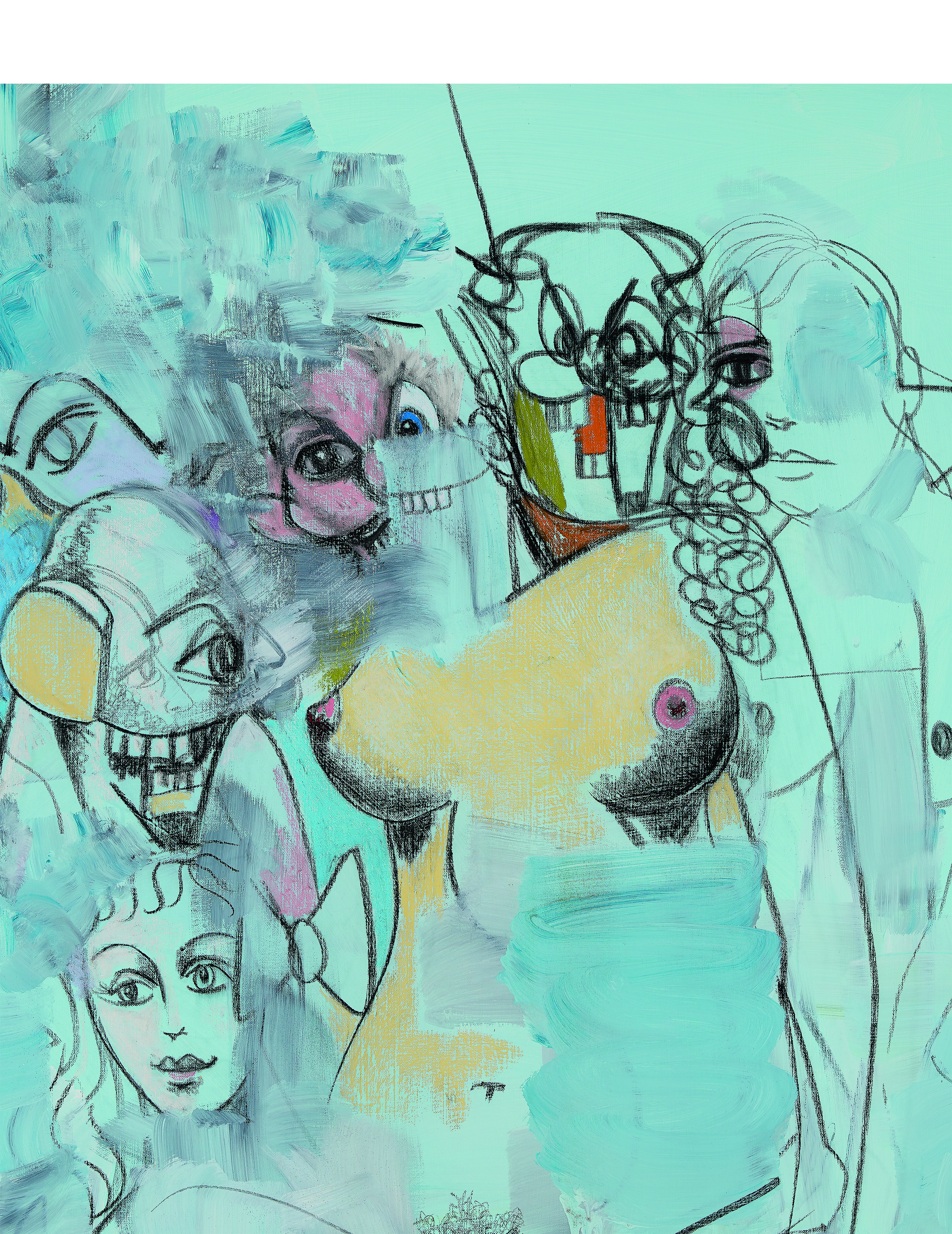 George Condo — Бродяги, изображение 2