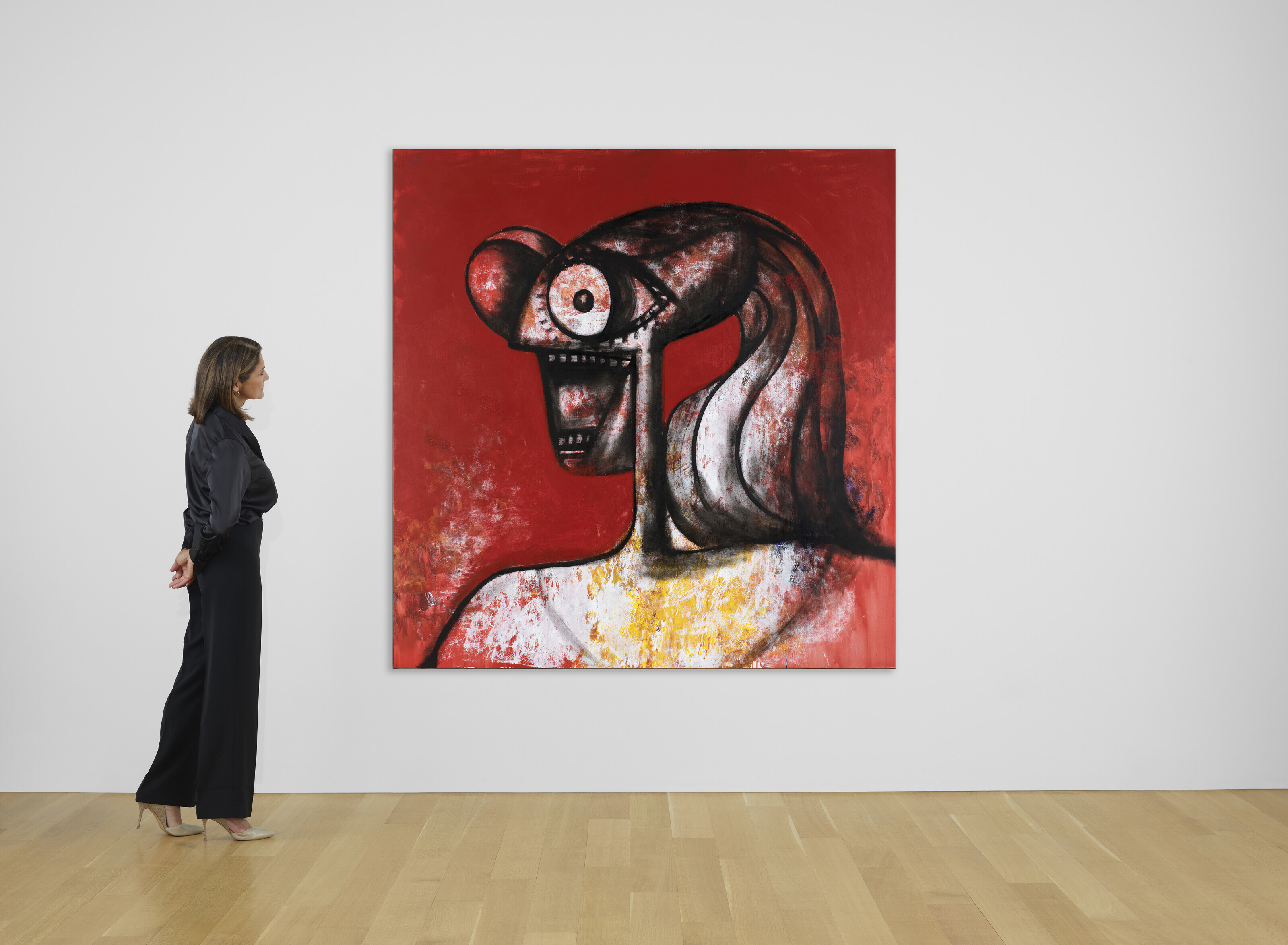 George Condo — Красная Кричащая женщина, изображение 3