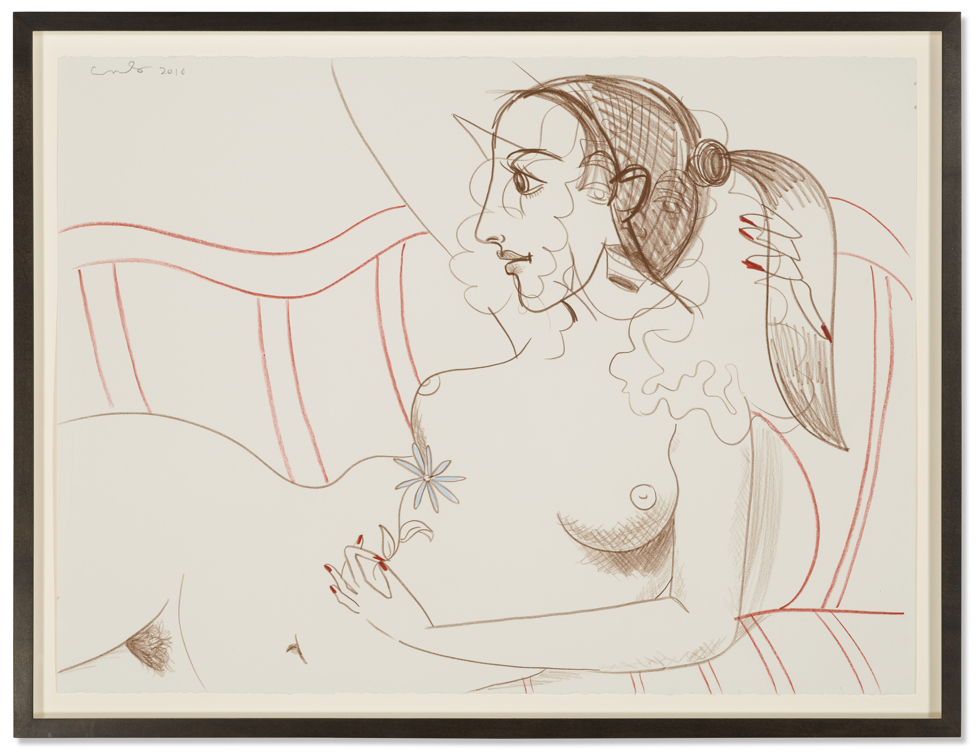 George Condo — Лежащая обнаженная (II), изображение 2