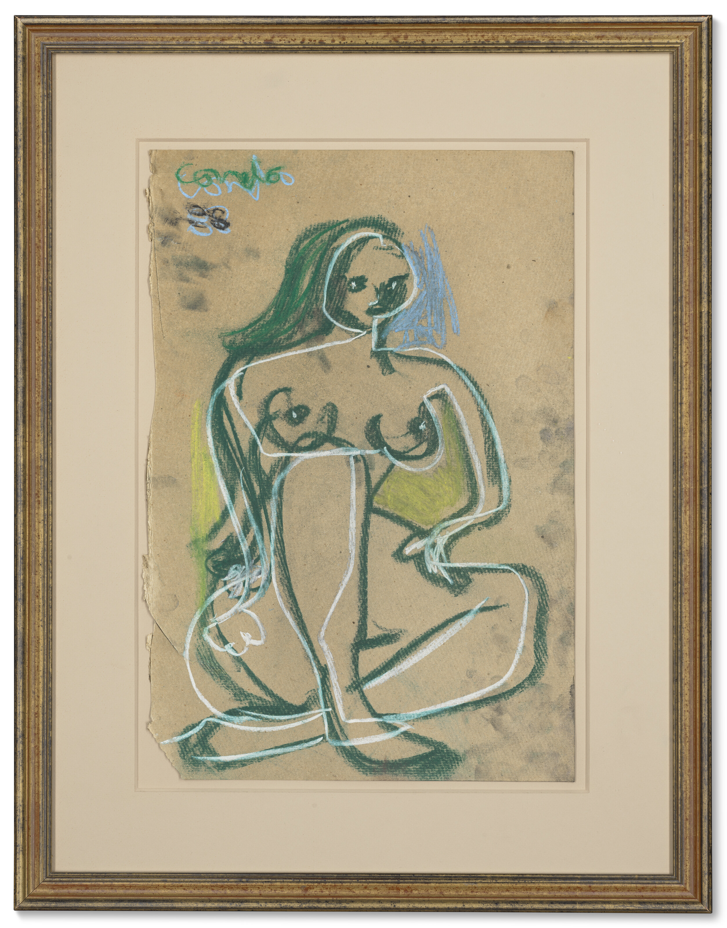 George Condo — Сидящий обнаженный, изображение 2