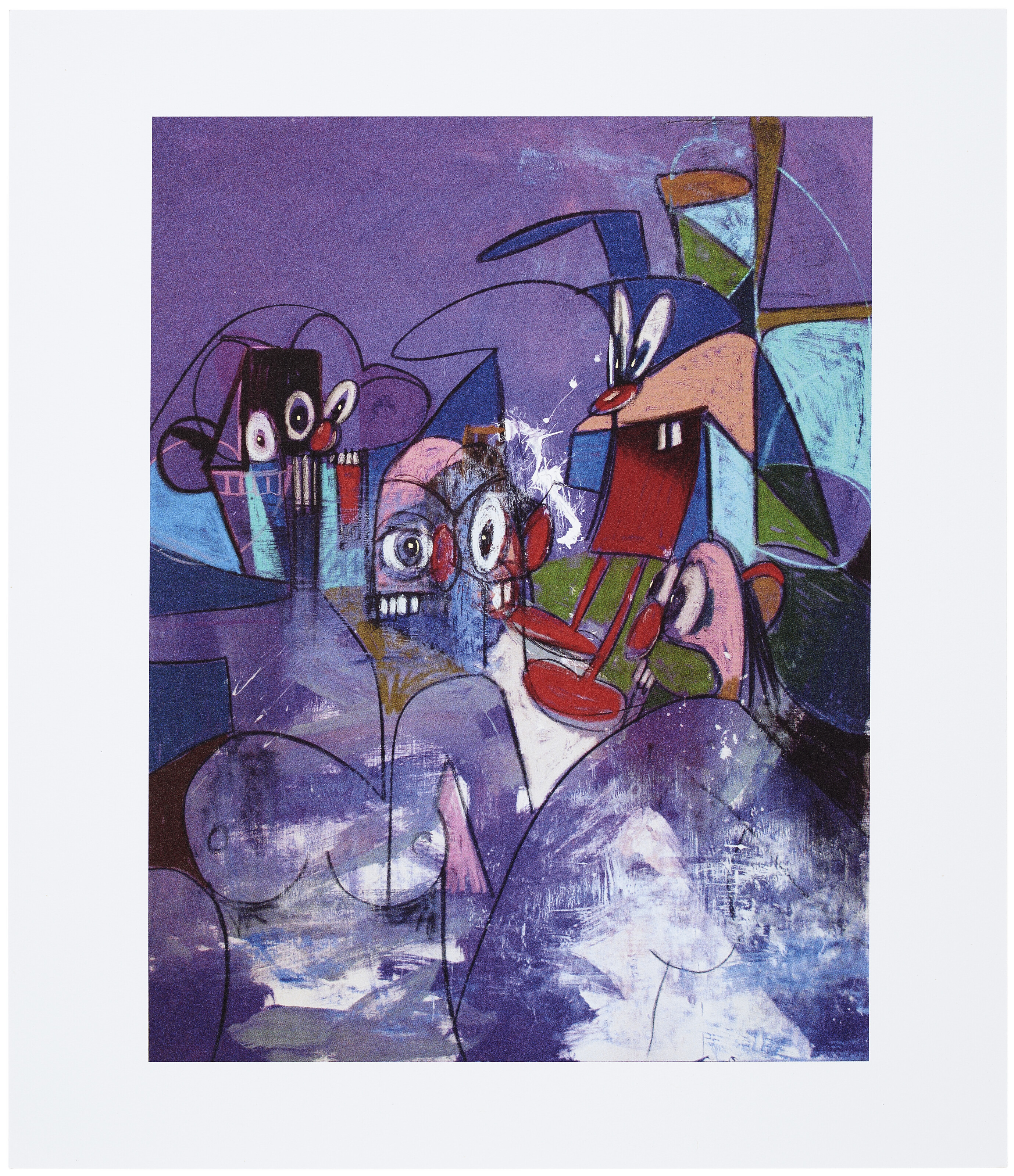 George Condo — Рисование картин, изображение 2