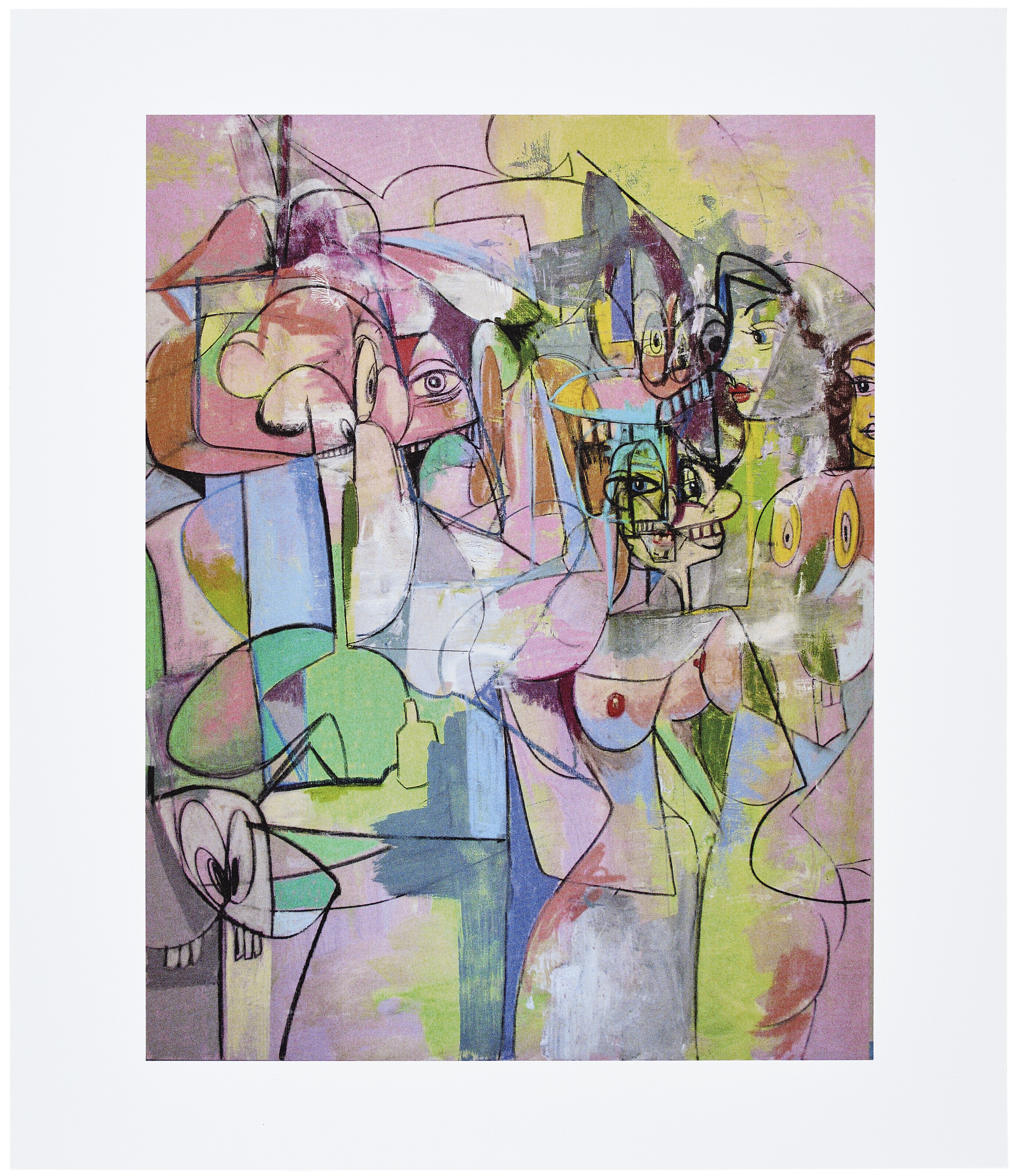 George Condo — Рисование картин, изображение 4