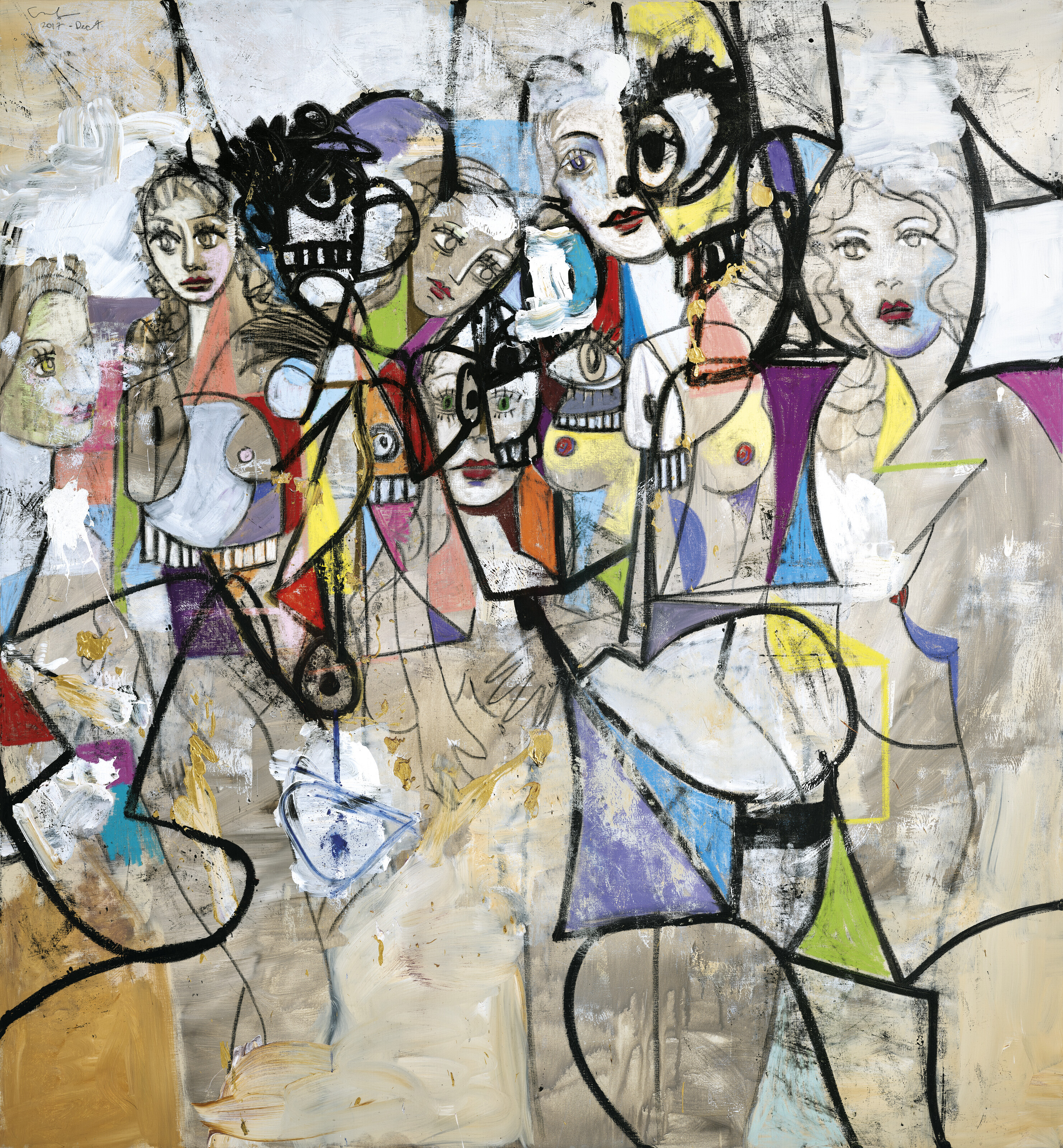George Condo — Убегая от тьмы