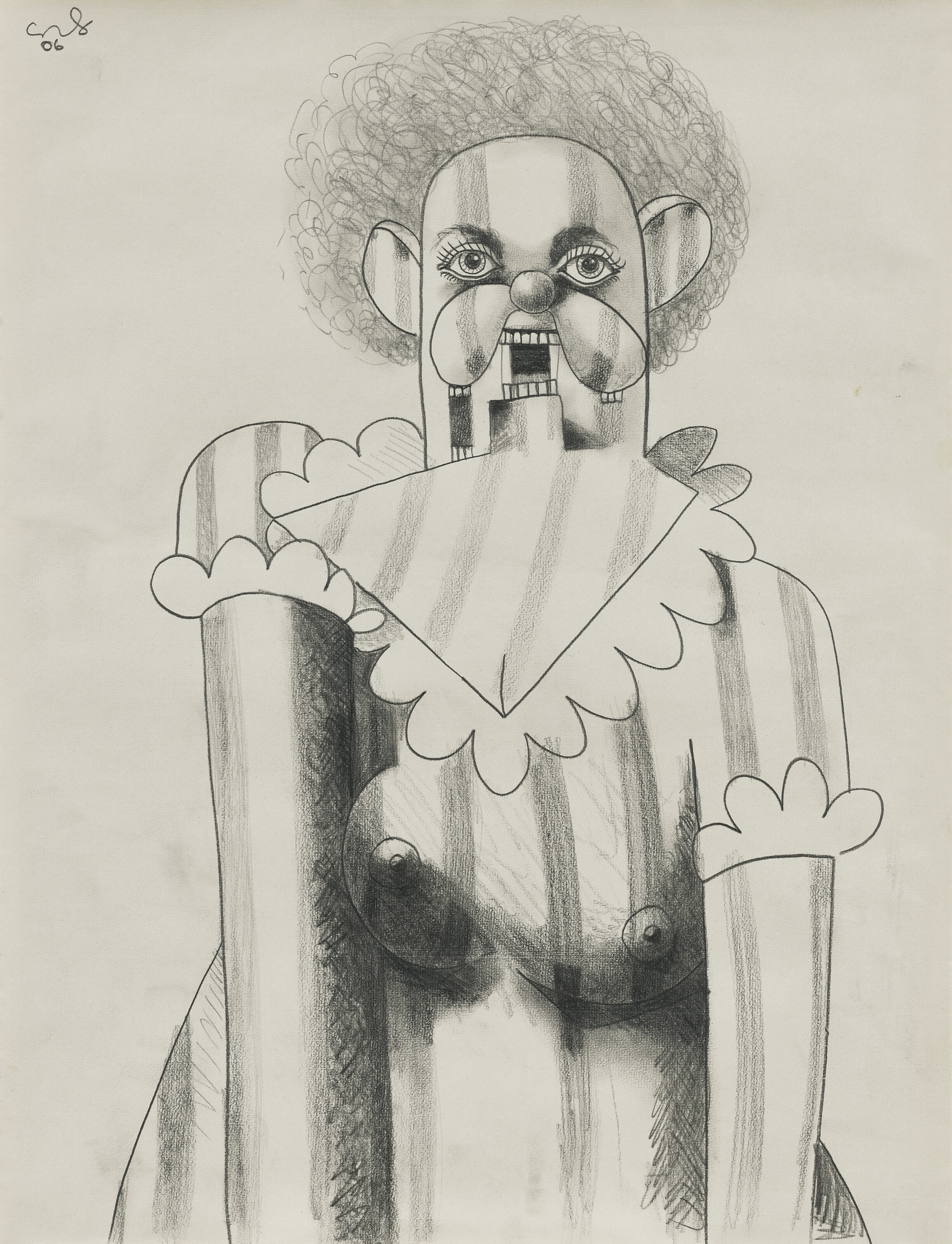 George Condo — французская горничная