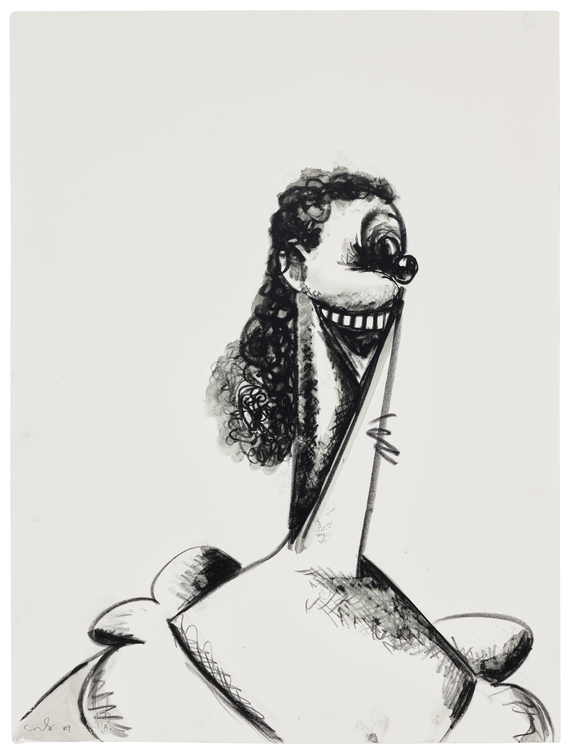George Condo — Улыбающаяся женщина