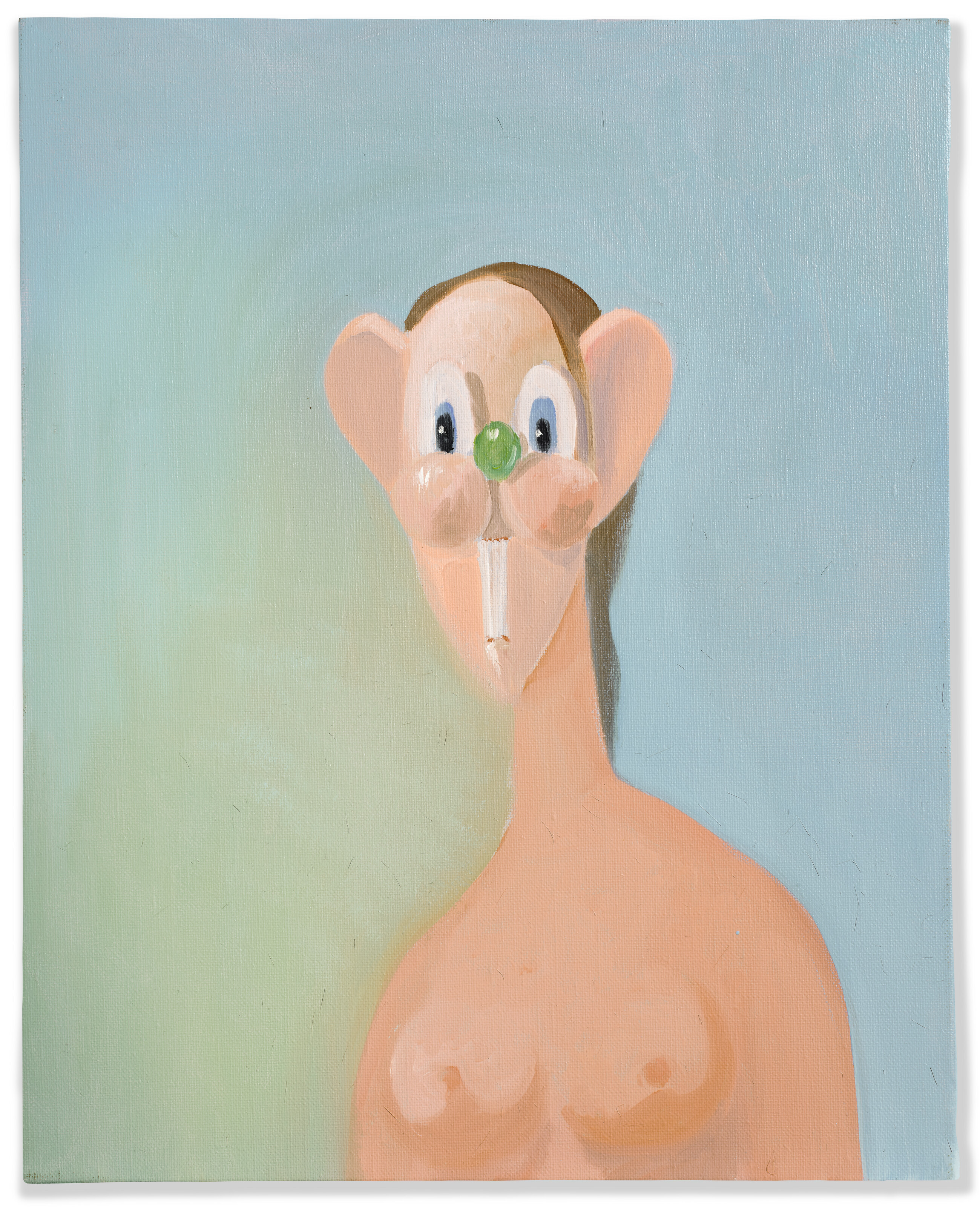 George Condo — Голубая дымка