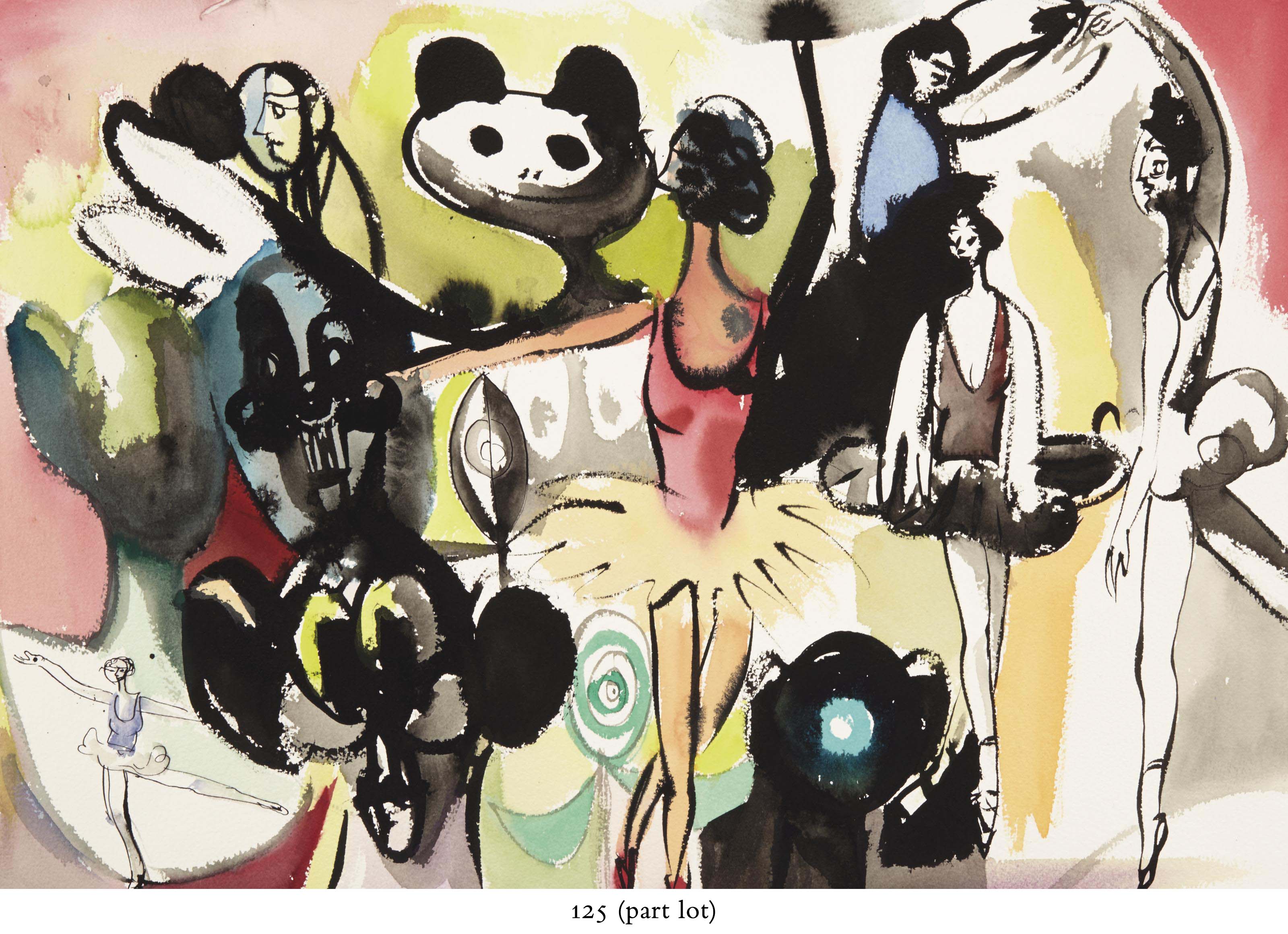 George Condo — Ансамбль произведений искусства из папье-маше
