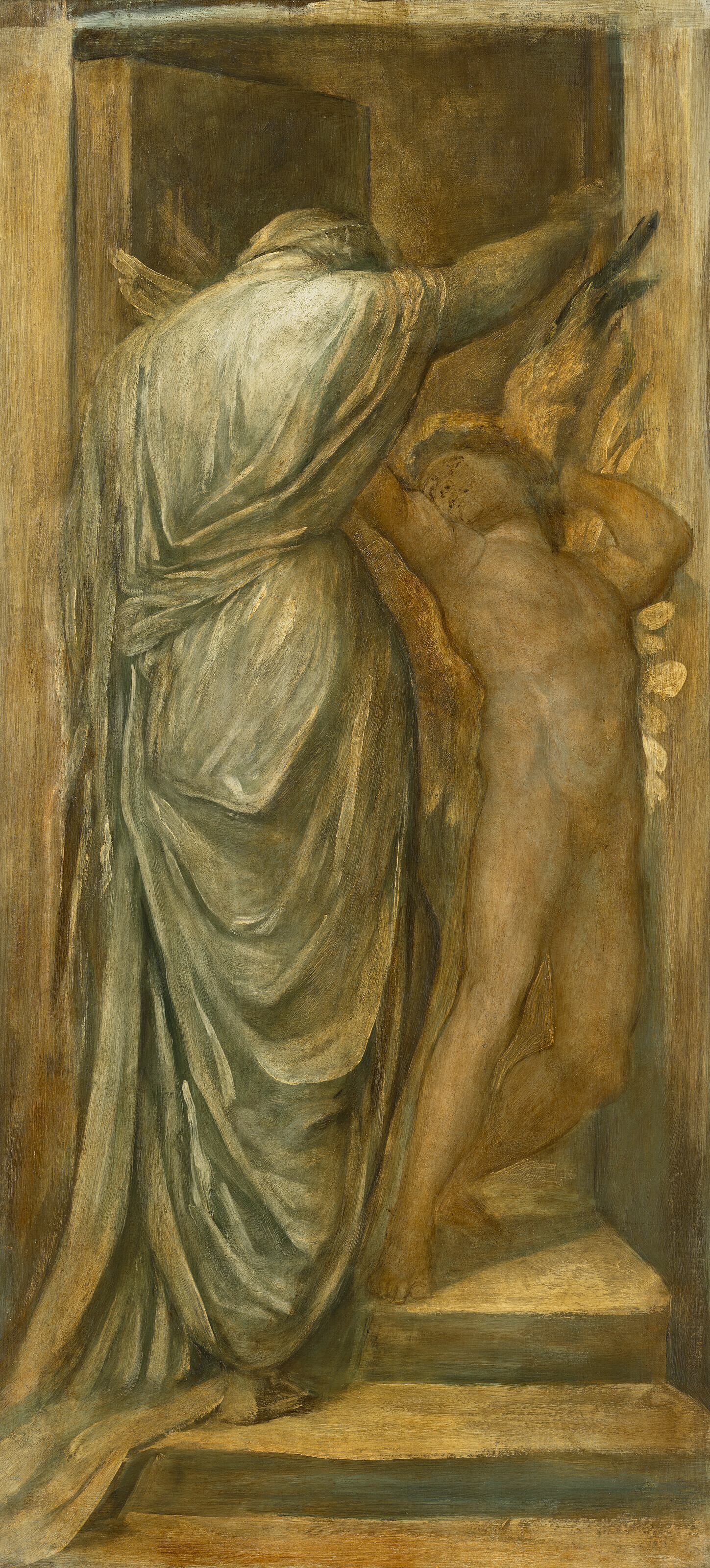 George Frederic Watts — Подготовка к "Любви и смерти"